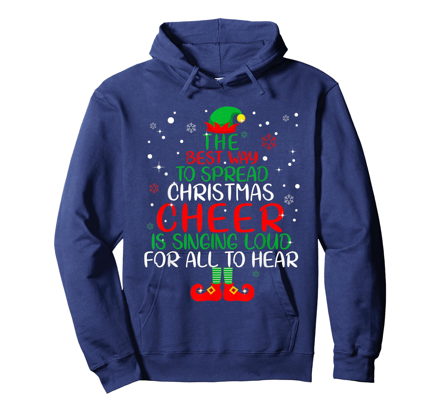 Elf Shirt The Best Way to Spread Christmas Cheer Boys Mens T-Shirt