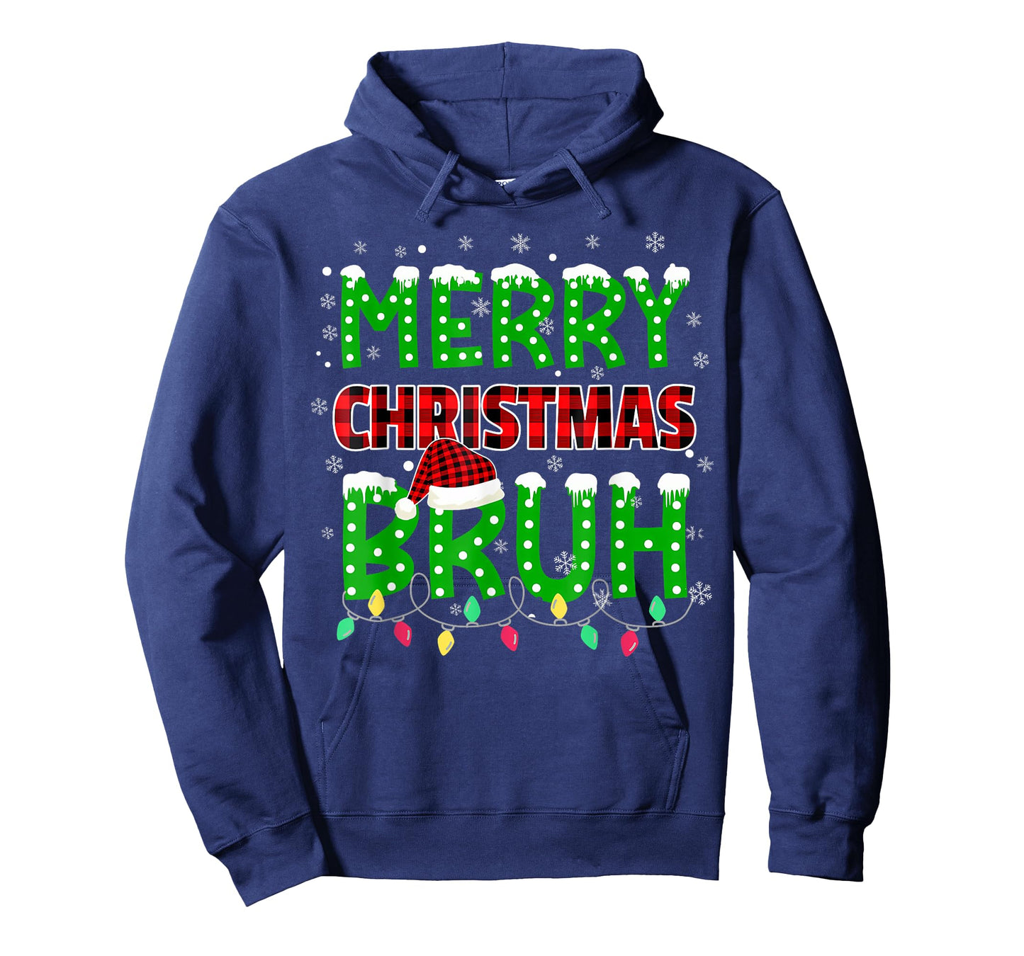 Bruh Christmas Kids Teens Boys Funny Christmas Humor Meme T-Shirt