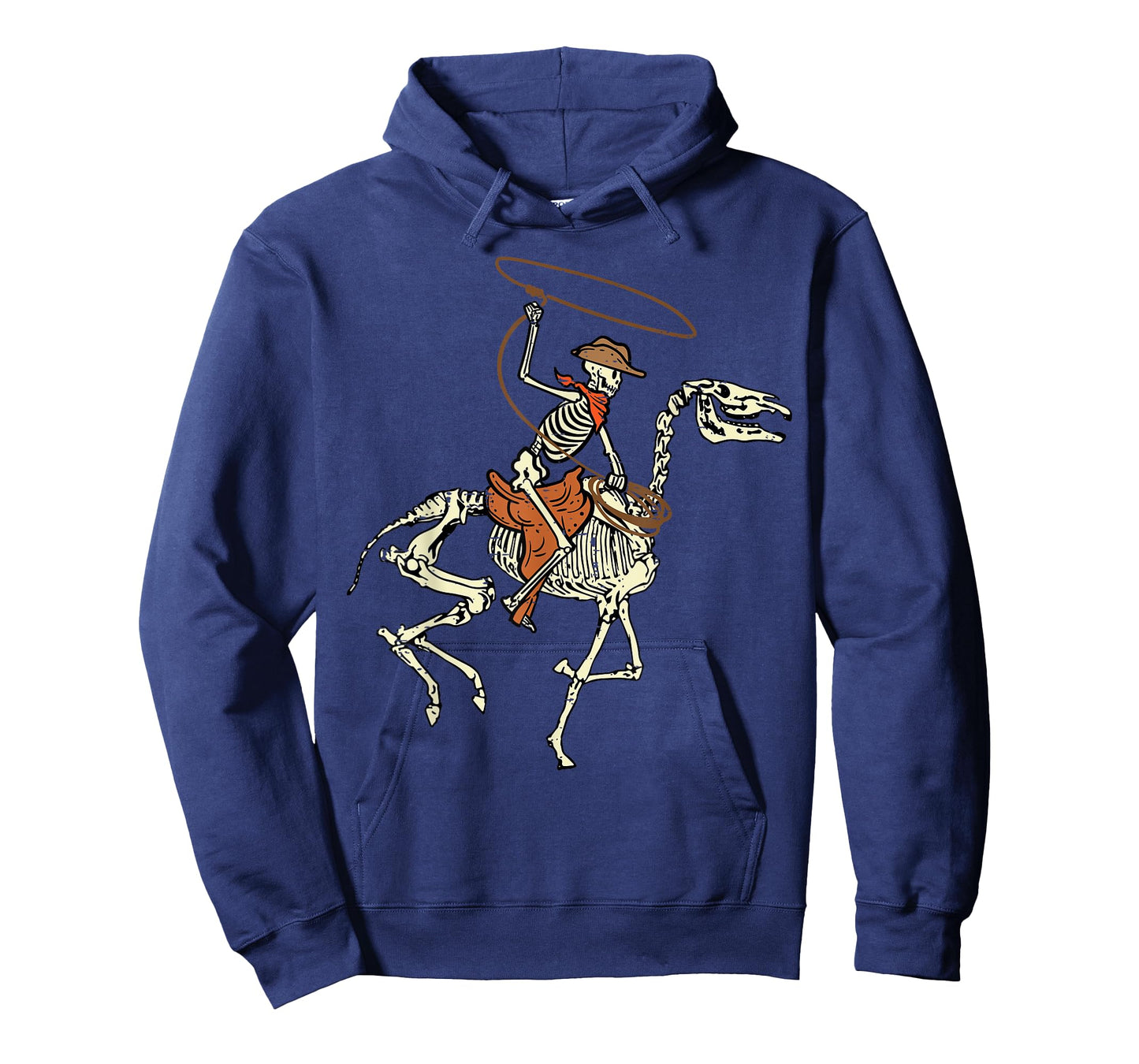 Halloween Cowboy Horse Skeleton Costume Men Boys Kids Women T-Shirt