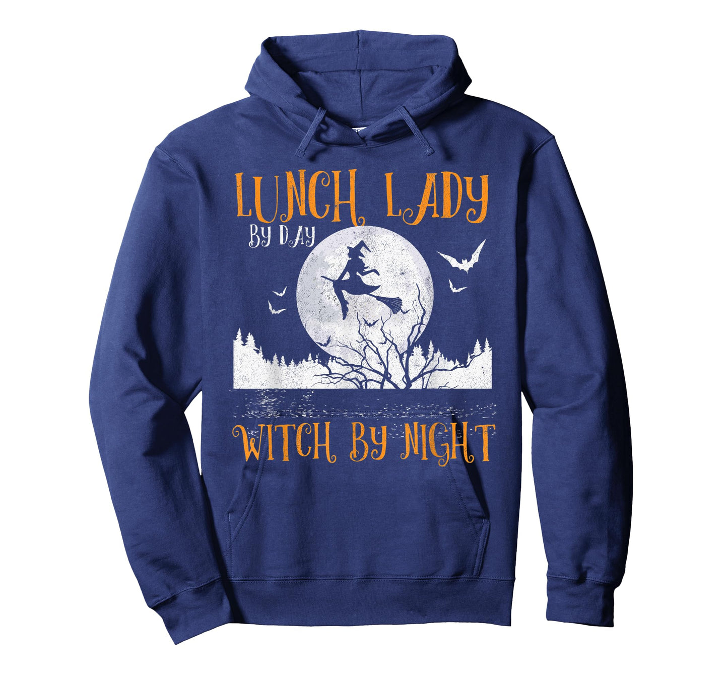 Lunch Lady By Day Witch By Night Women Halloween T-Shirt