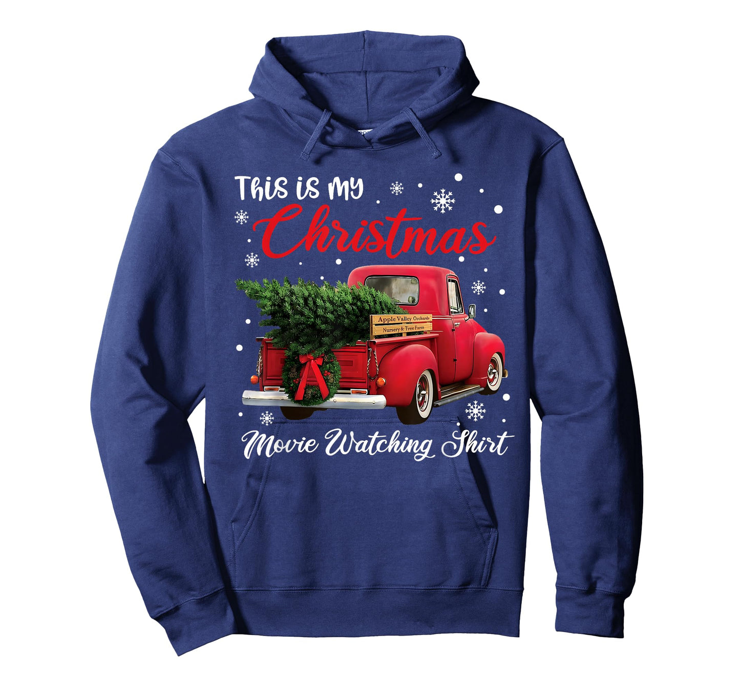 This is My Christmas Movie Watching Shirt Vintage Red Truck T-Shirt