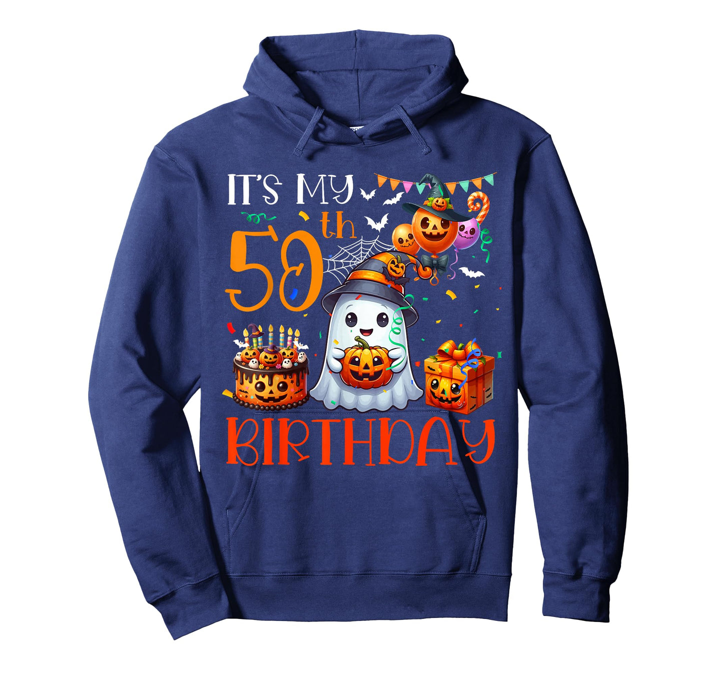It's My 50th Birthday Halloween Ghost Boo Funny Party Lover T-Shirt