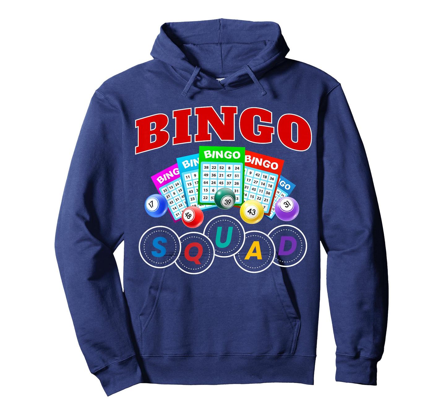 Bingo Squad Funny Game Bingo Party Birthday Family Game T-Shirt