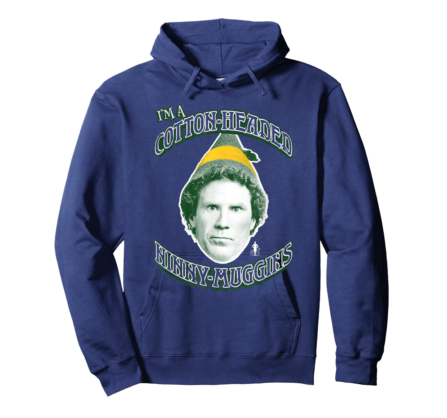 Elf Cotton-Headed Ninny-Muggins Portrait Christmas Movie T-Shirt