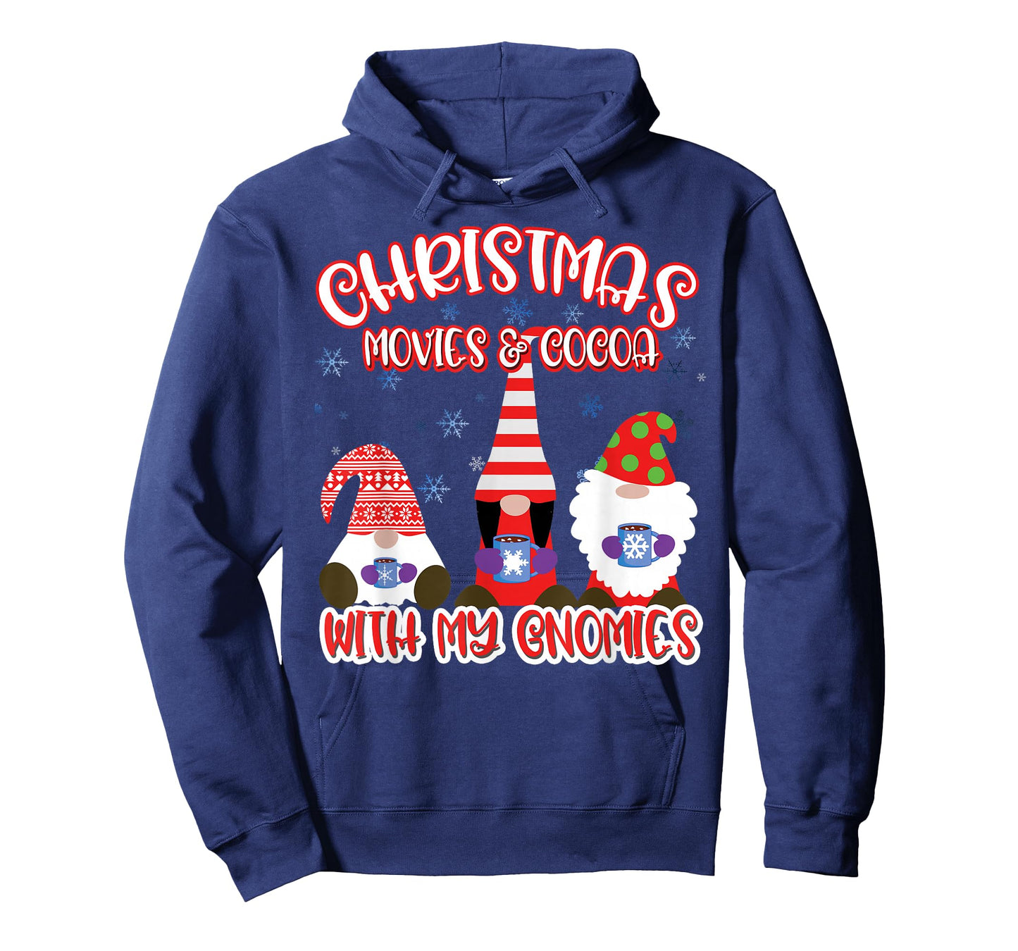 Christmas Gnome Cute & Funny Movies and Cocoa T-Shirt