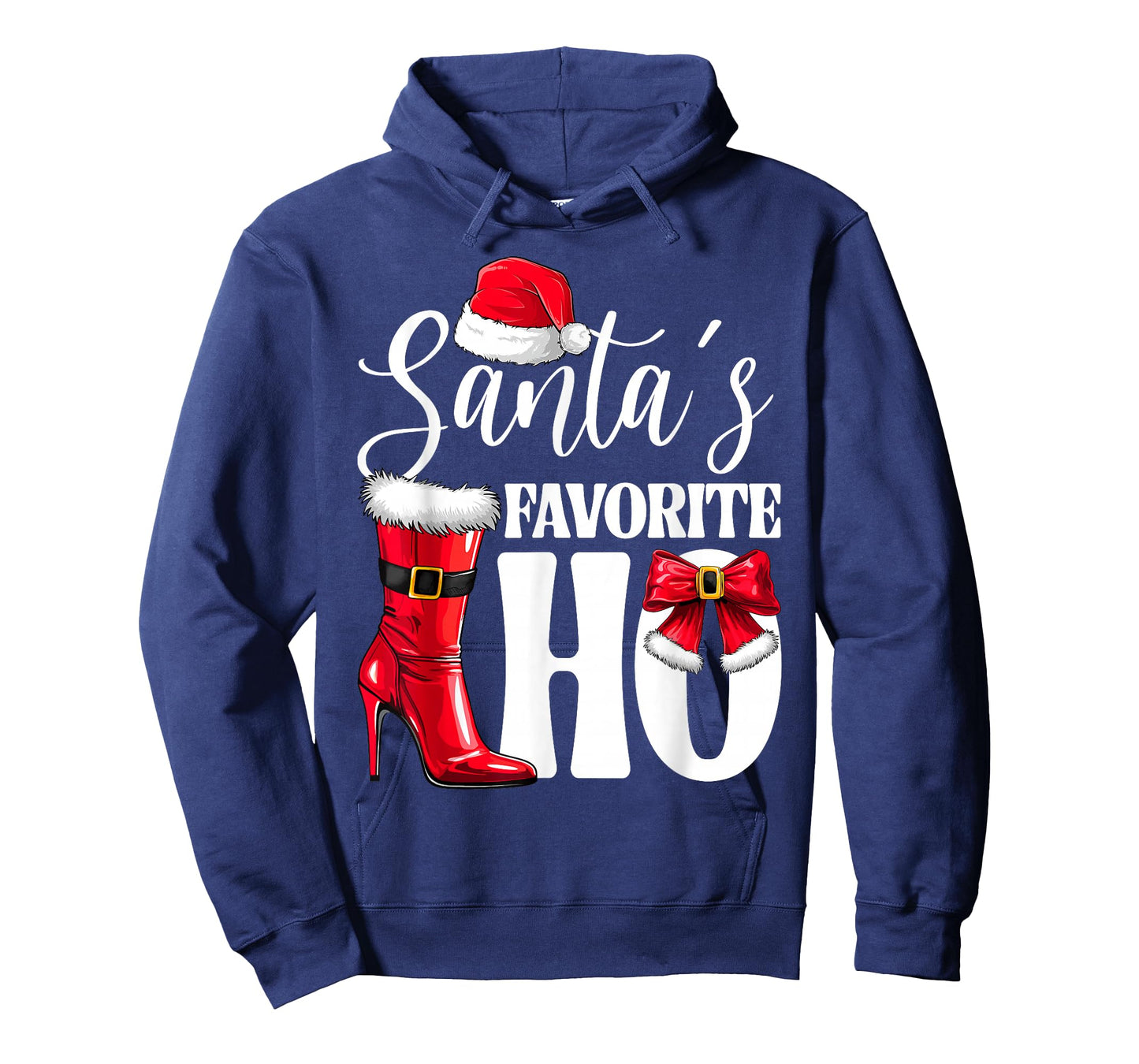 Santa's Favorite HO Christmas Lights Merry Christmas Pajamas T-Shirt