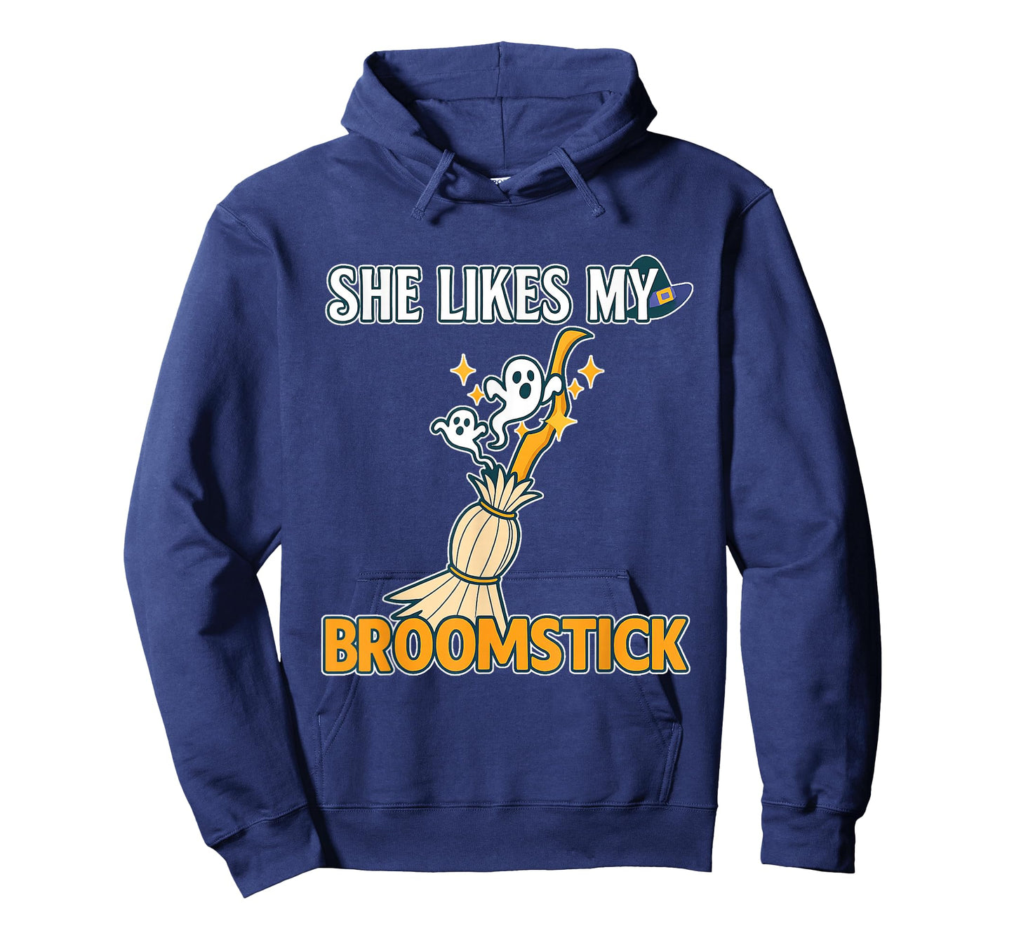 She Likes My Broomstick He Likes My Pumpkins Funny Couple T-Shirt