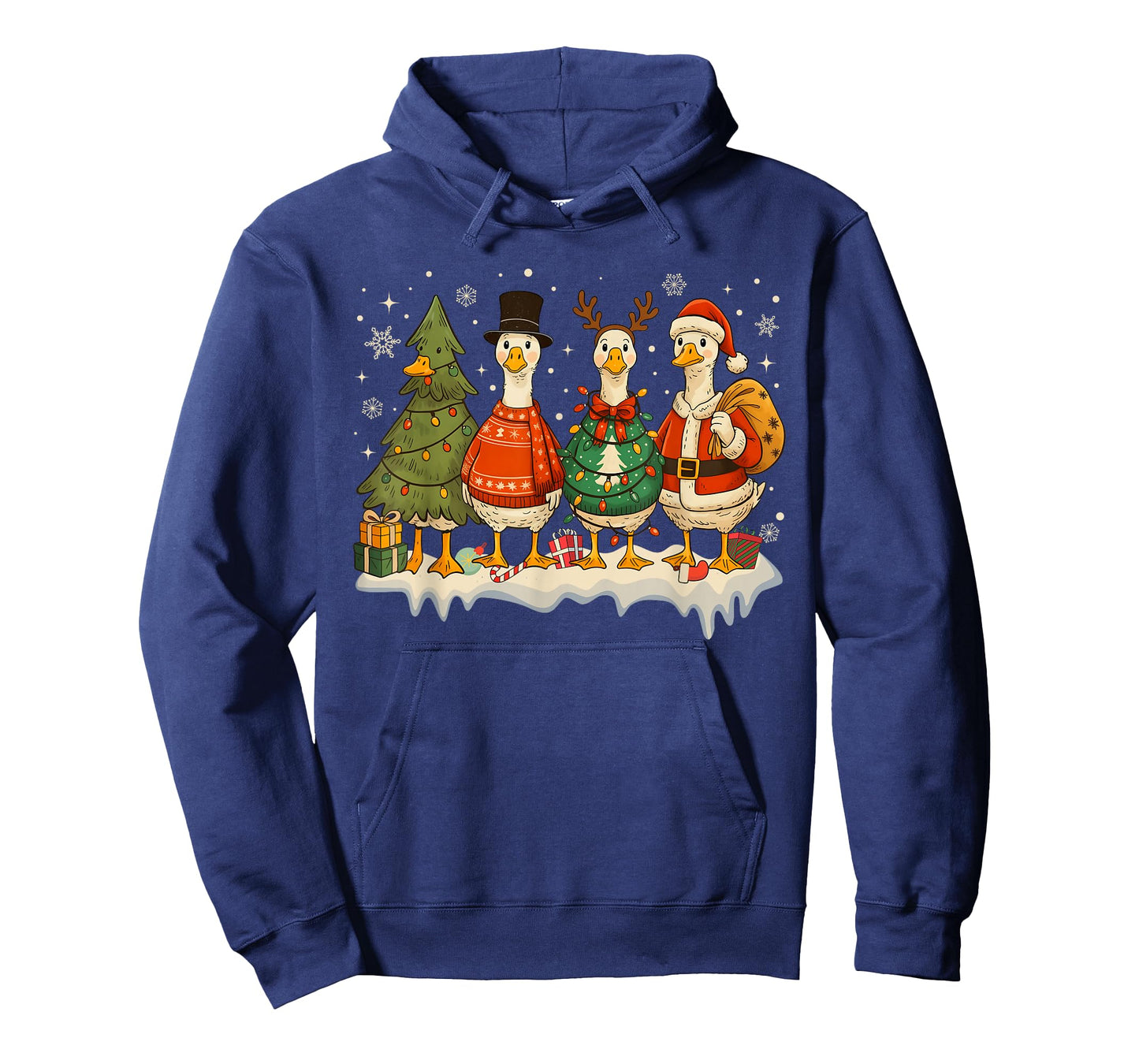 Funny Merry Goosemas Cute Xmas Goose Lovers Men Women Kids T-Shirt