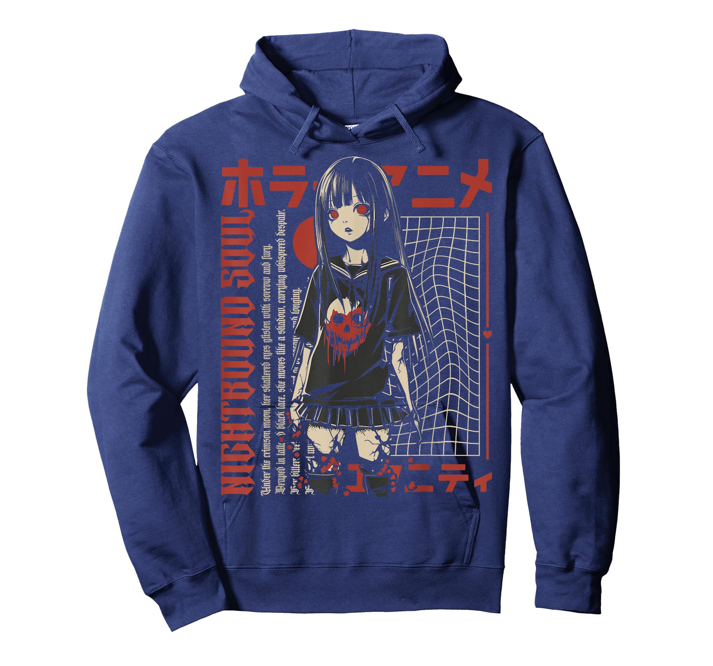 Anime Horror Girl Aesthetic Soft Grunge Waifu Japanese Girl T-Shirt