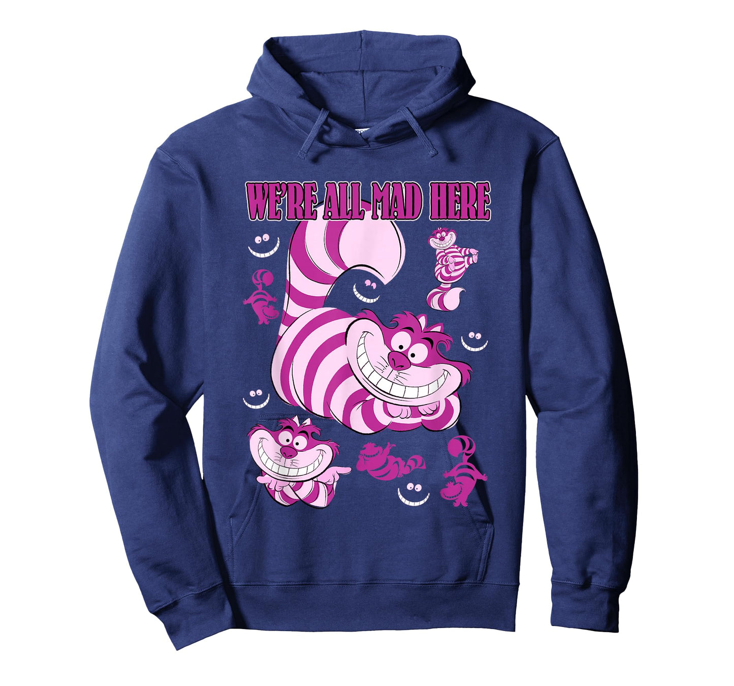Disney Alice in Wonderland Cheshire Cat We're All Mad Here T-Shirt