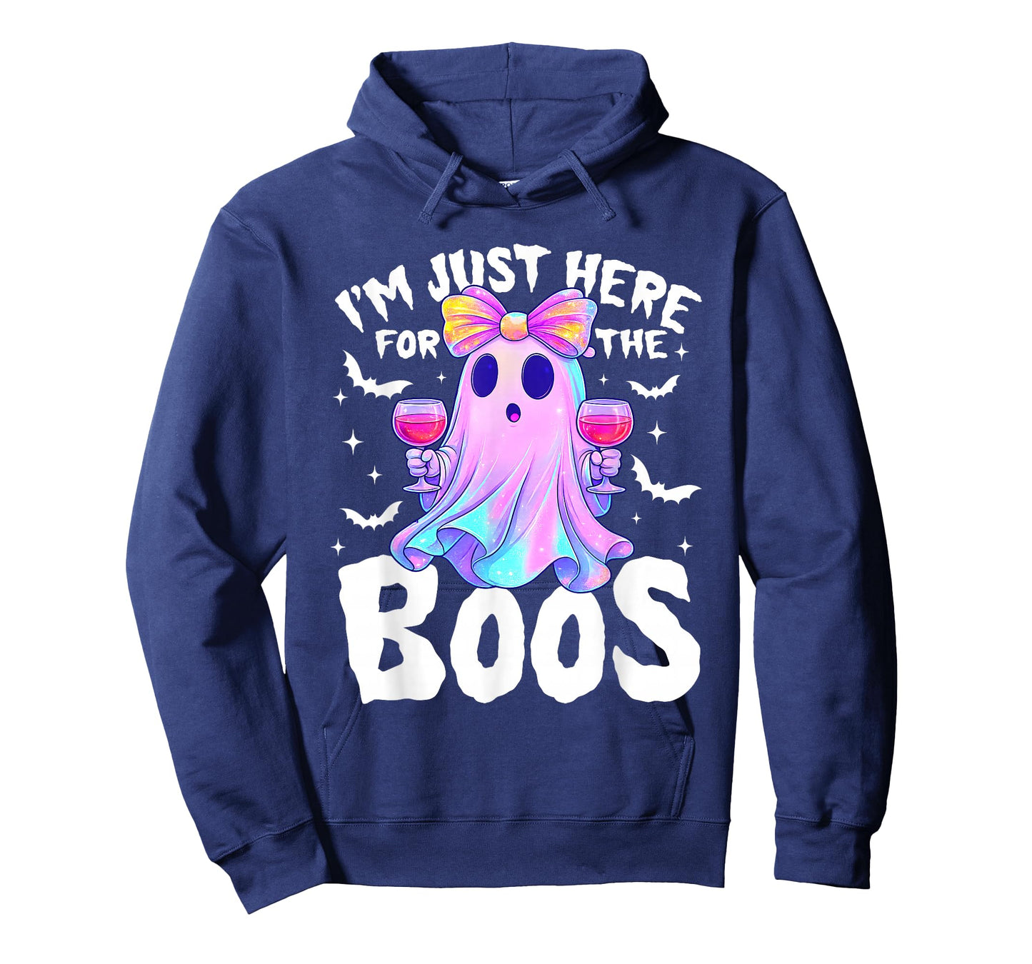 I'm Just Here for The Boos Ghost Cute Funny Halloween Women T-Shirt
