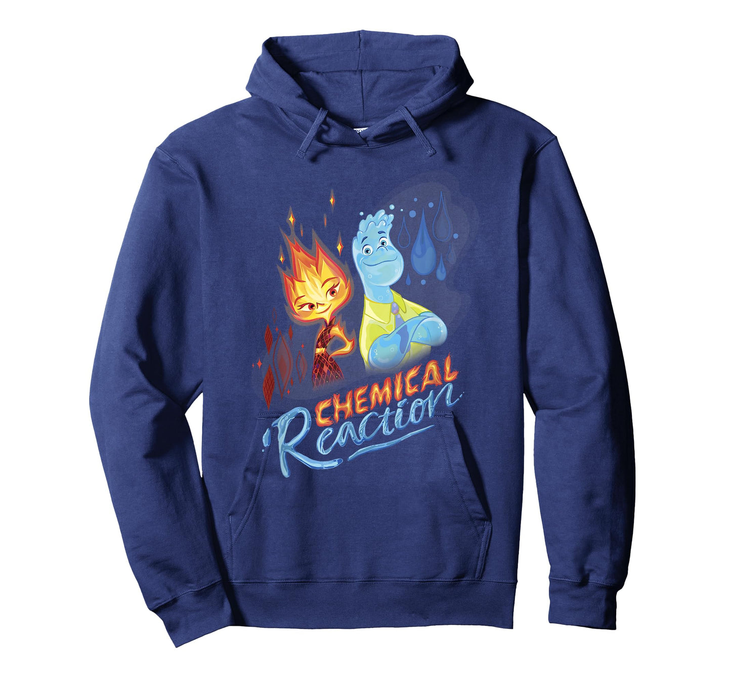 Disney Pixar Elemental Chemical Reaction Ember & Wade Shot T-Shirt