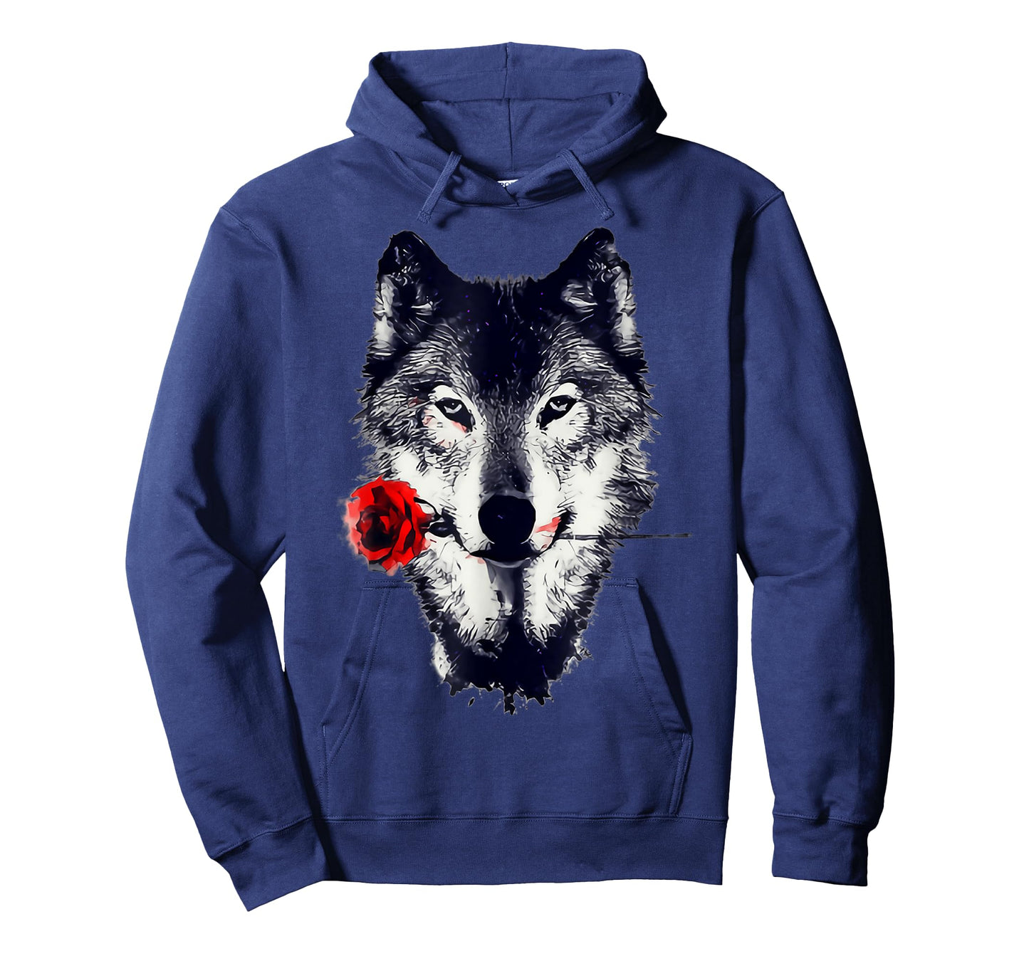 Wolf Rose Art Gift T-Shirt