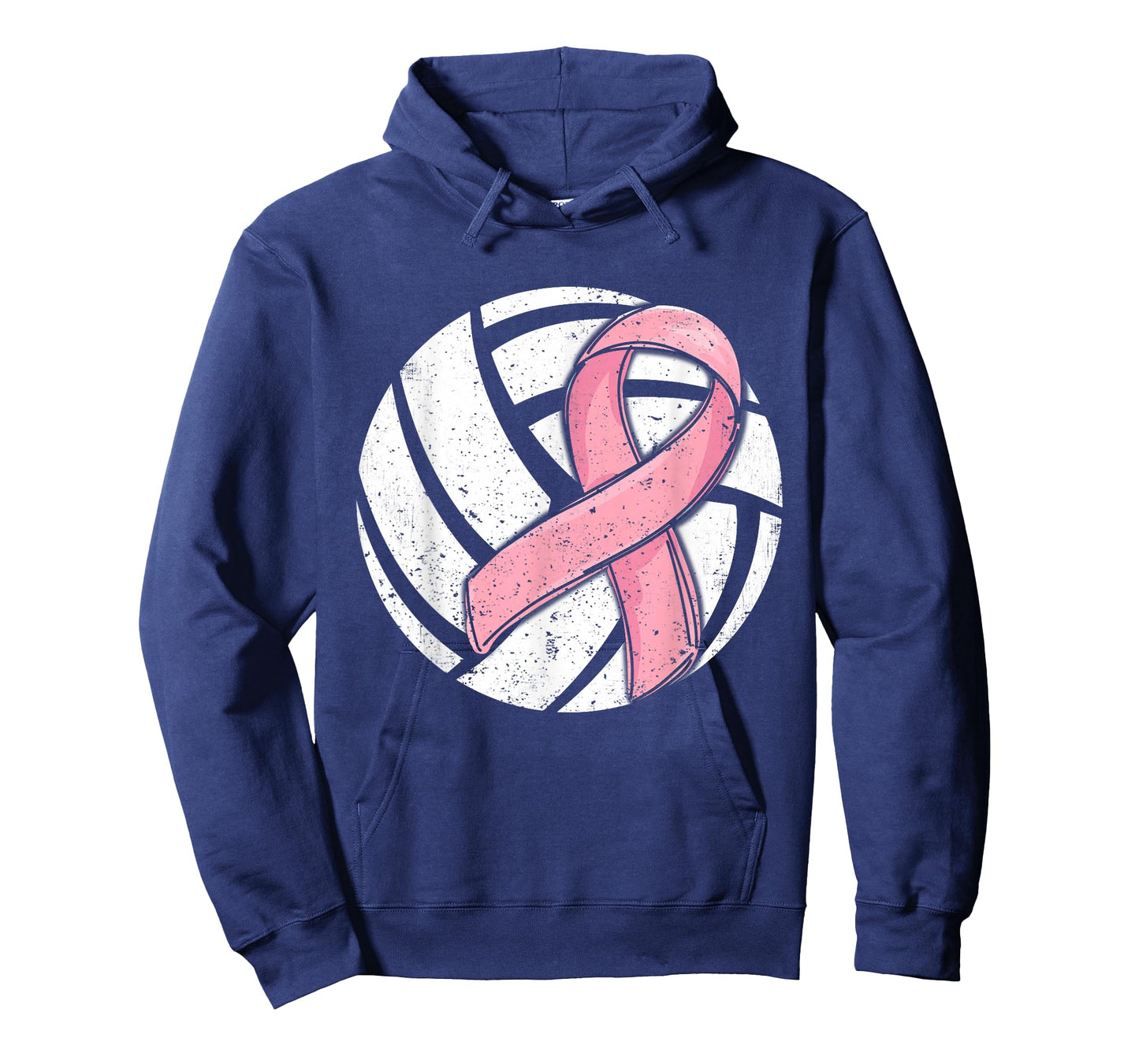 Volleyball Pink Ribbon Breast Cancer Awareness Sport Lover T-Shirt