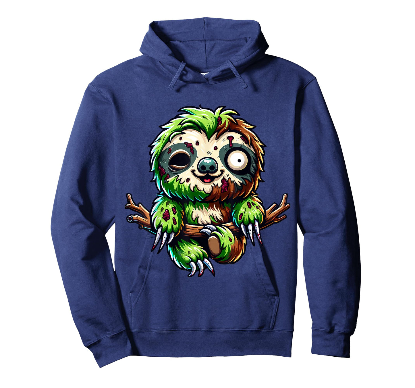 Sloth Zombie Halloween Animal Men Boys Women Girls T-Shirt