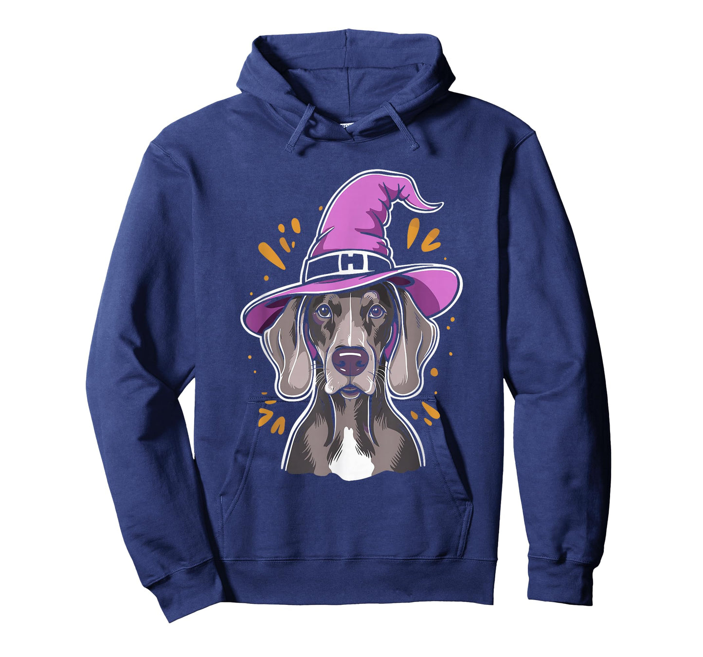 Weimaraner Witch Dog Halloween T-Shirt