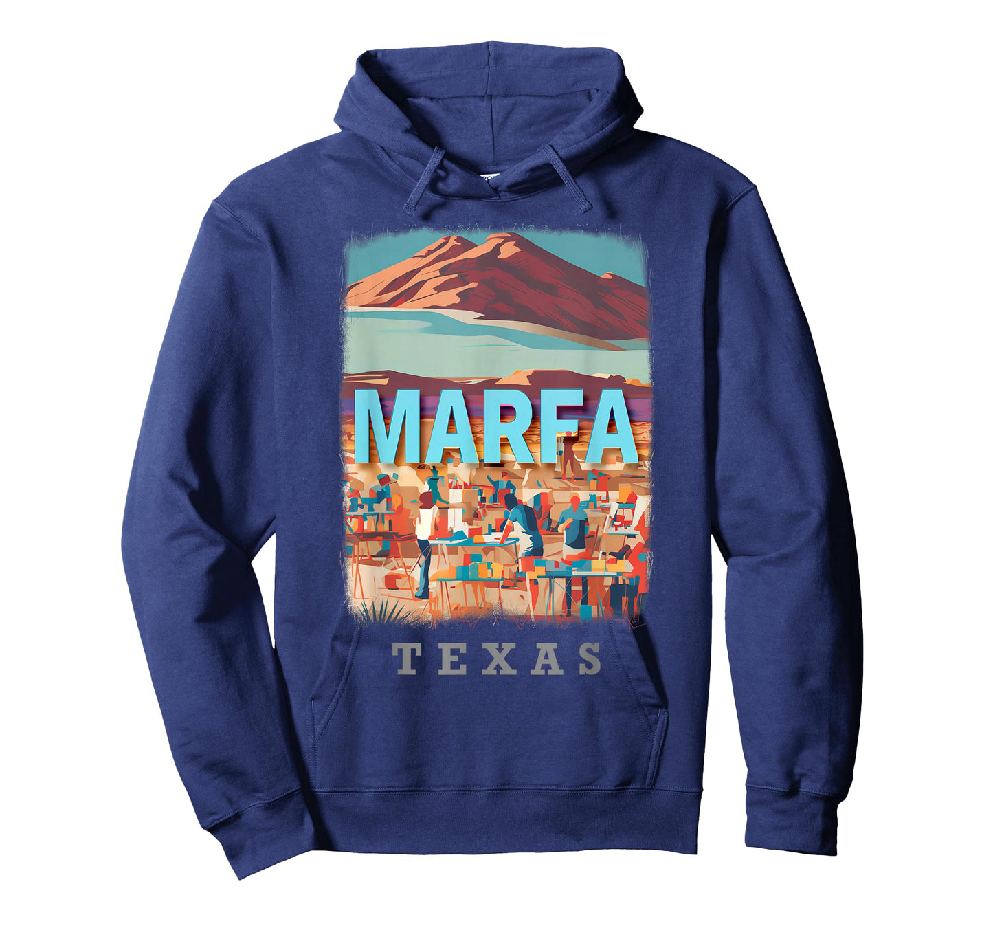 Marfa Texas TX Artistic Oasis SD179 T-Shirt