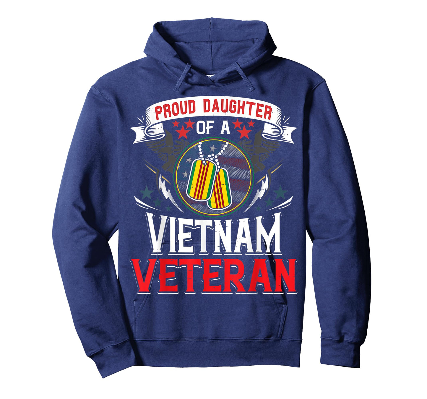 Proud Daughter of A Vietnam Veteran Shirt Gift Military Flag T-Shirt