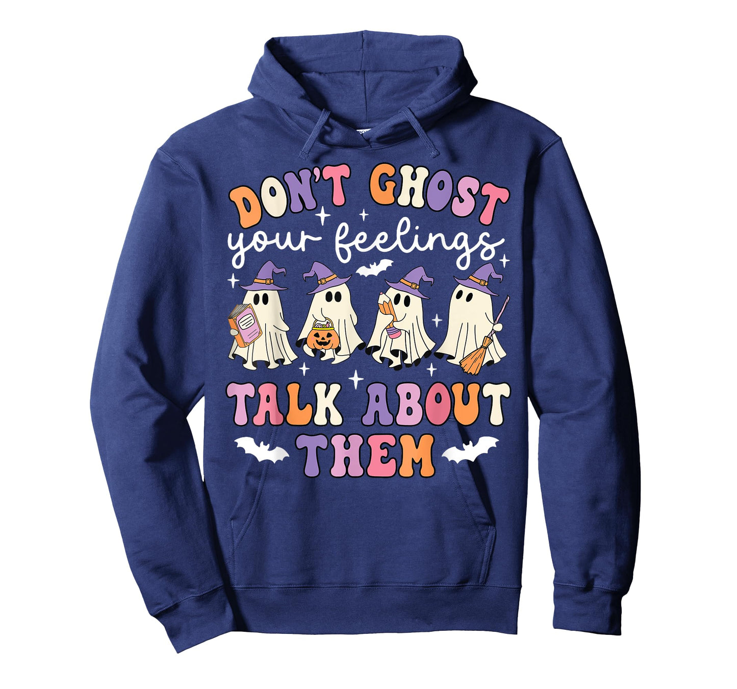 Halloween Spooky Do Not Ghost Your Feeling School Counselor T-Shirt