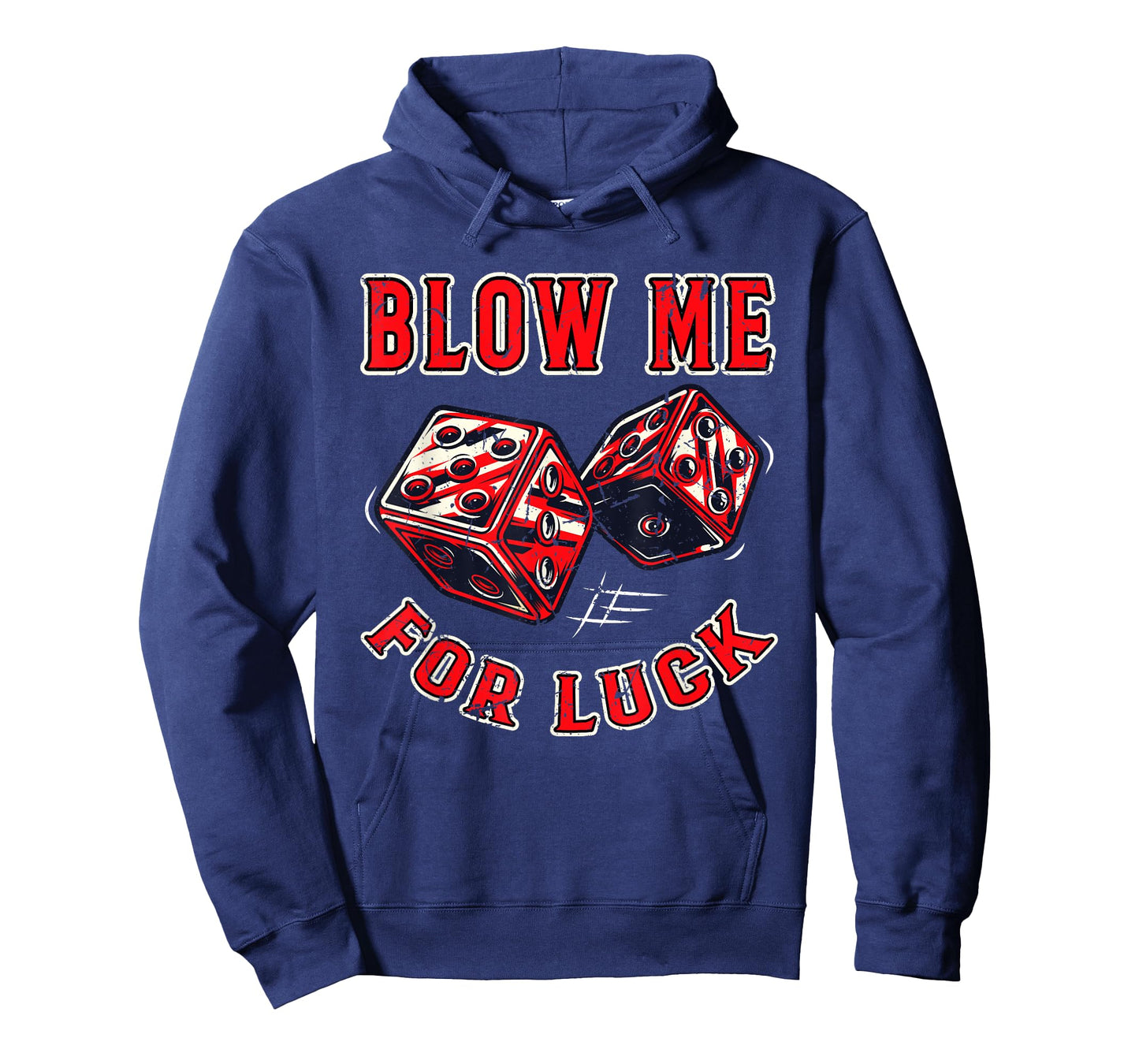Funny Blow me for luck Gambling Dice T-Shirt
