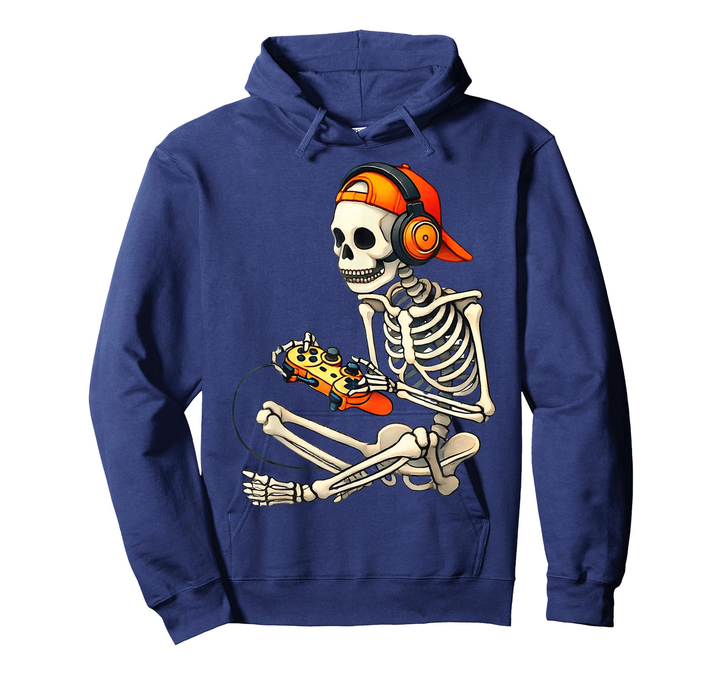 Halloween Skeleton Gamer Video Gaming Boys Men Kids Tees T-Shirt