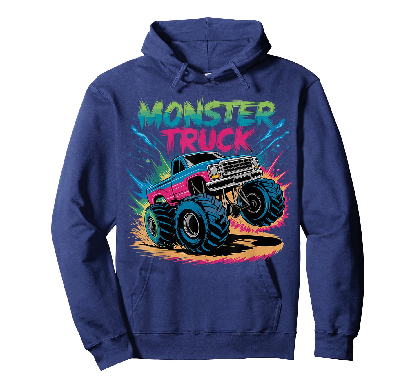Monster Truck Birthday Party Colorful T-Shirt
