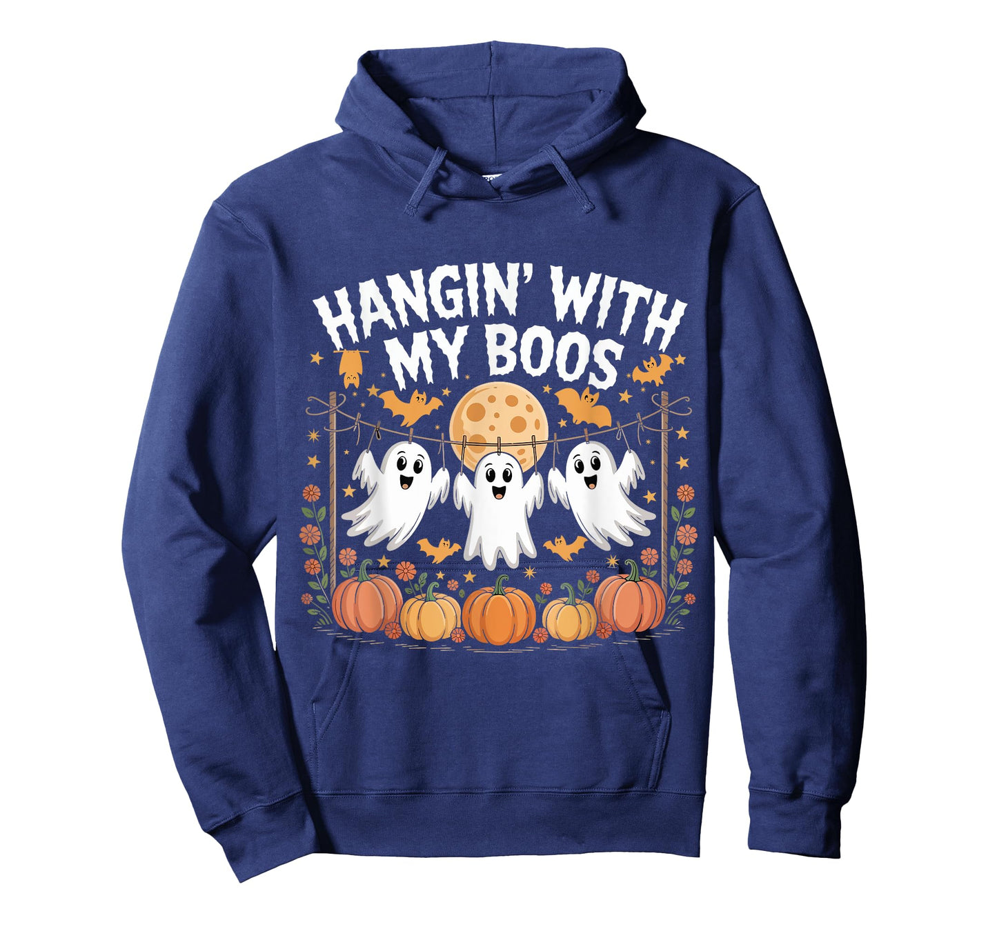 Hangin' With My Boos Funny Ghosts Halloween For Men Women T-Shirt