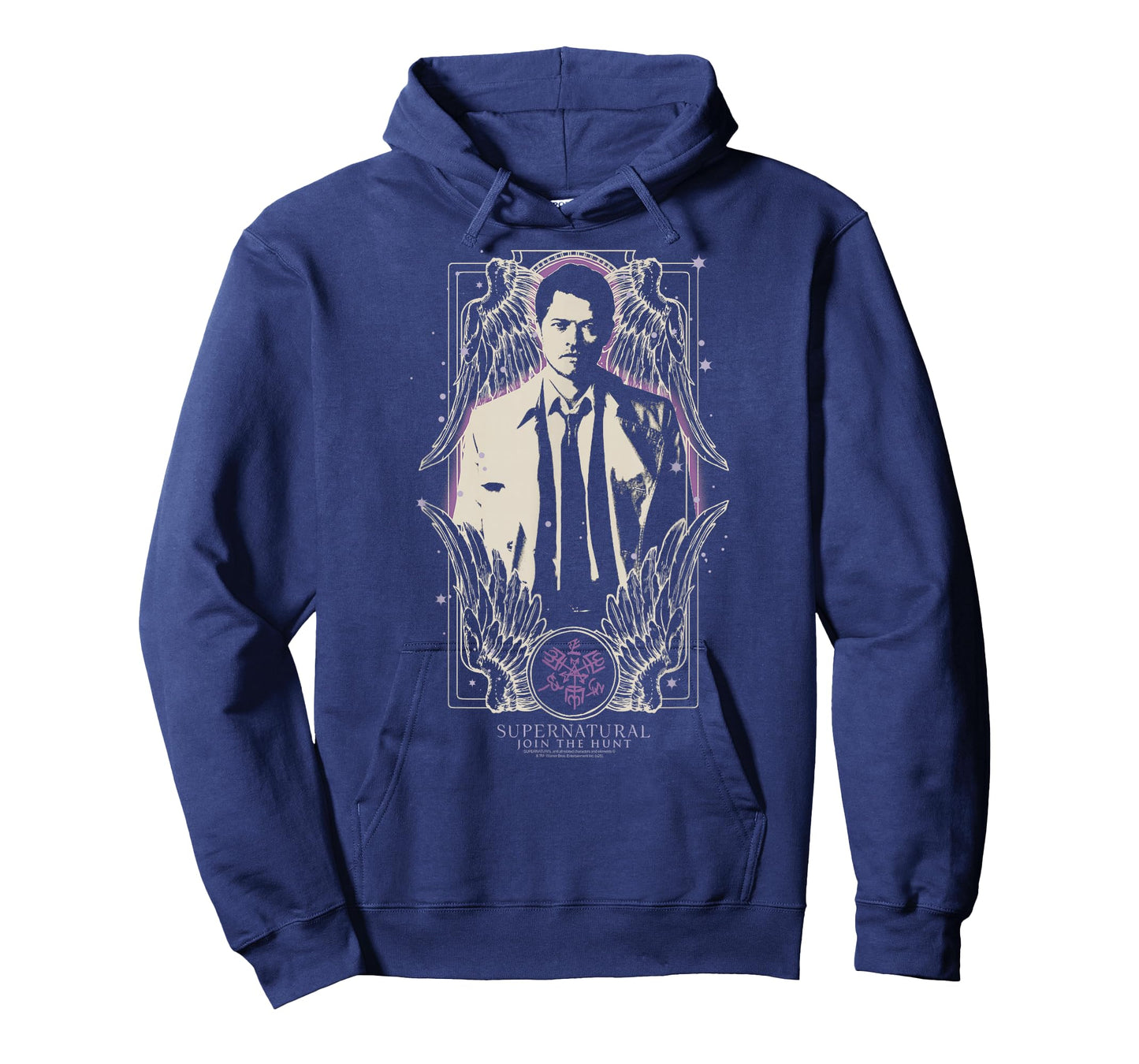 Supernatural Castiel Angel Wings Illustration TV Show T-Shirt