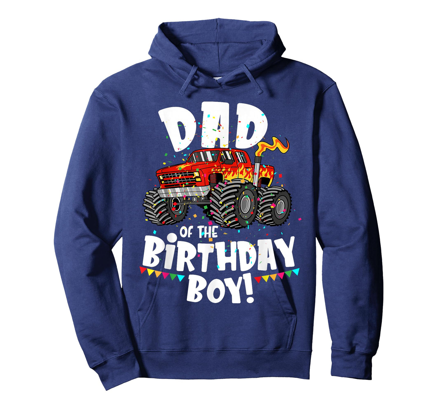 Funny Monster Truck Dad Of The Birthday Boy Gift For Him T-Shirt