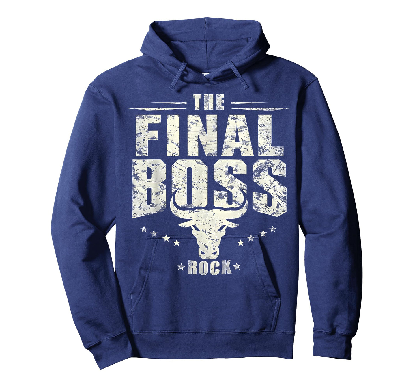 The Final Boss Vintage Rock Bull Fun Tee for Strong Dads T-Shirt