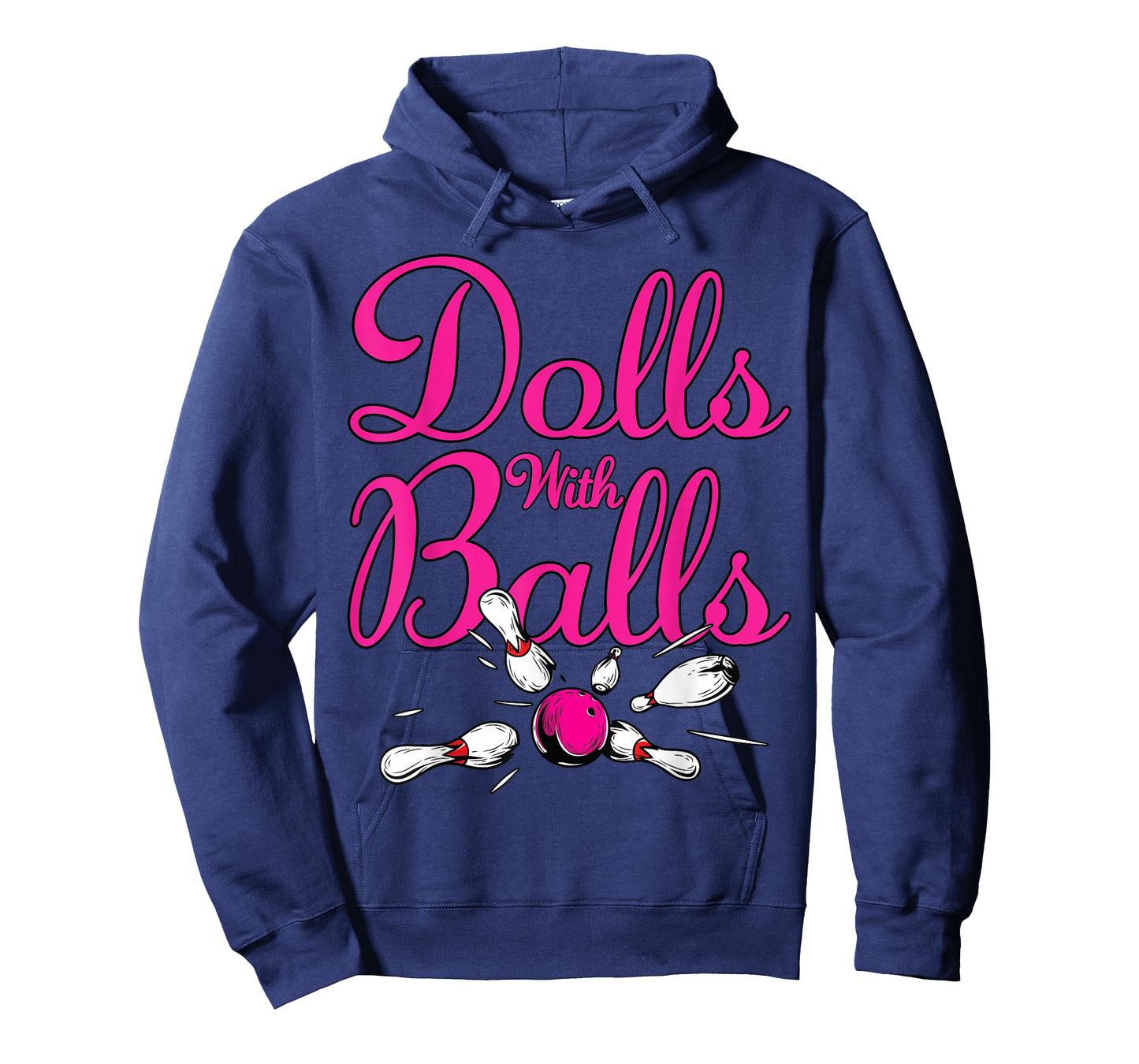 Dolls With Balls, Funny Women Girls Bowling Team Name Shirt T-Shirt