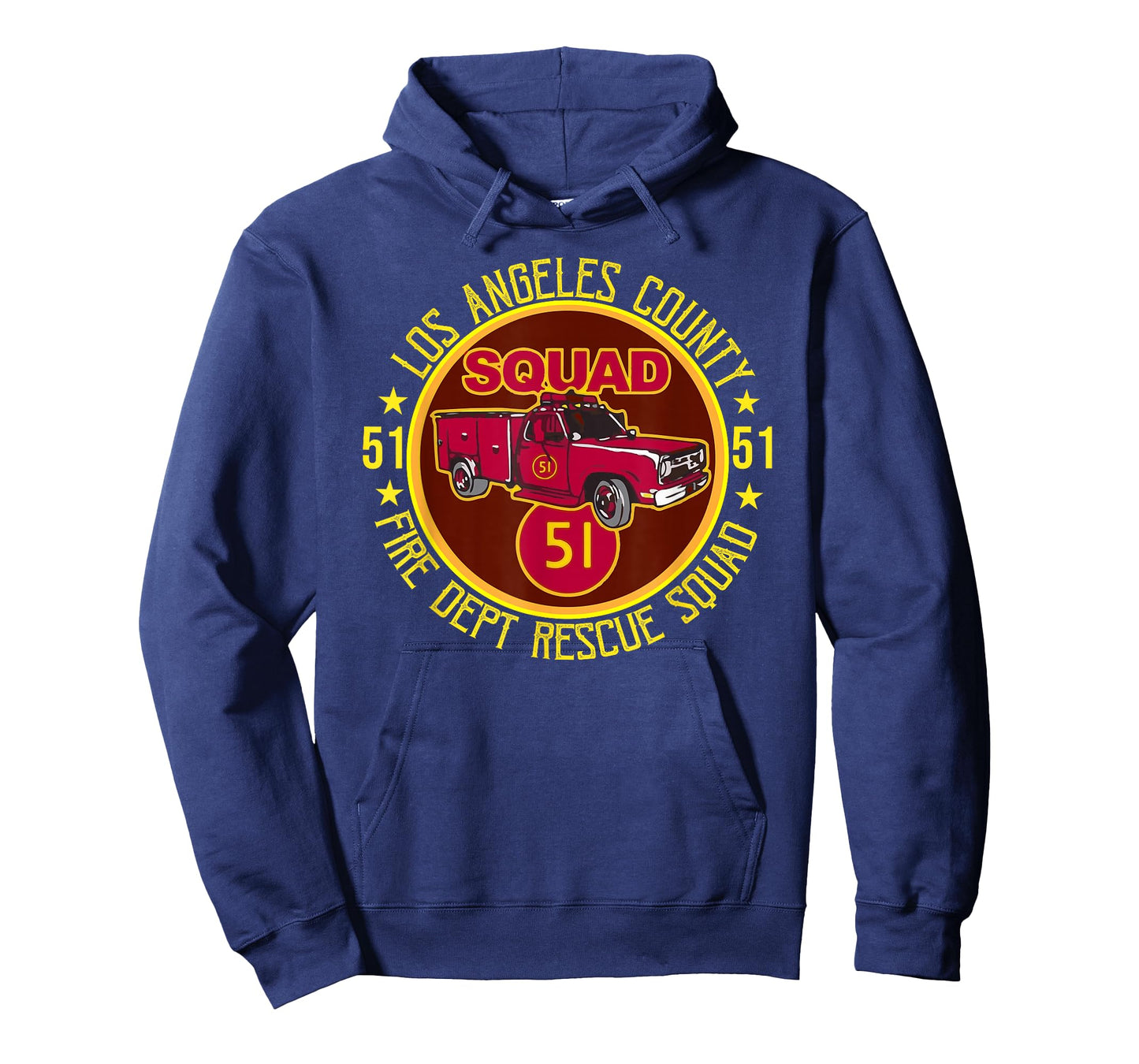 Vintage Truck Side 51 classic Emergency Squad 51 T-Shirt
