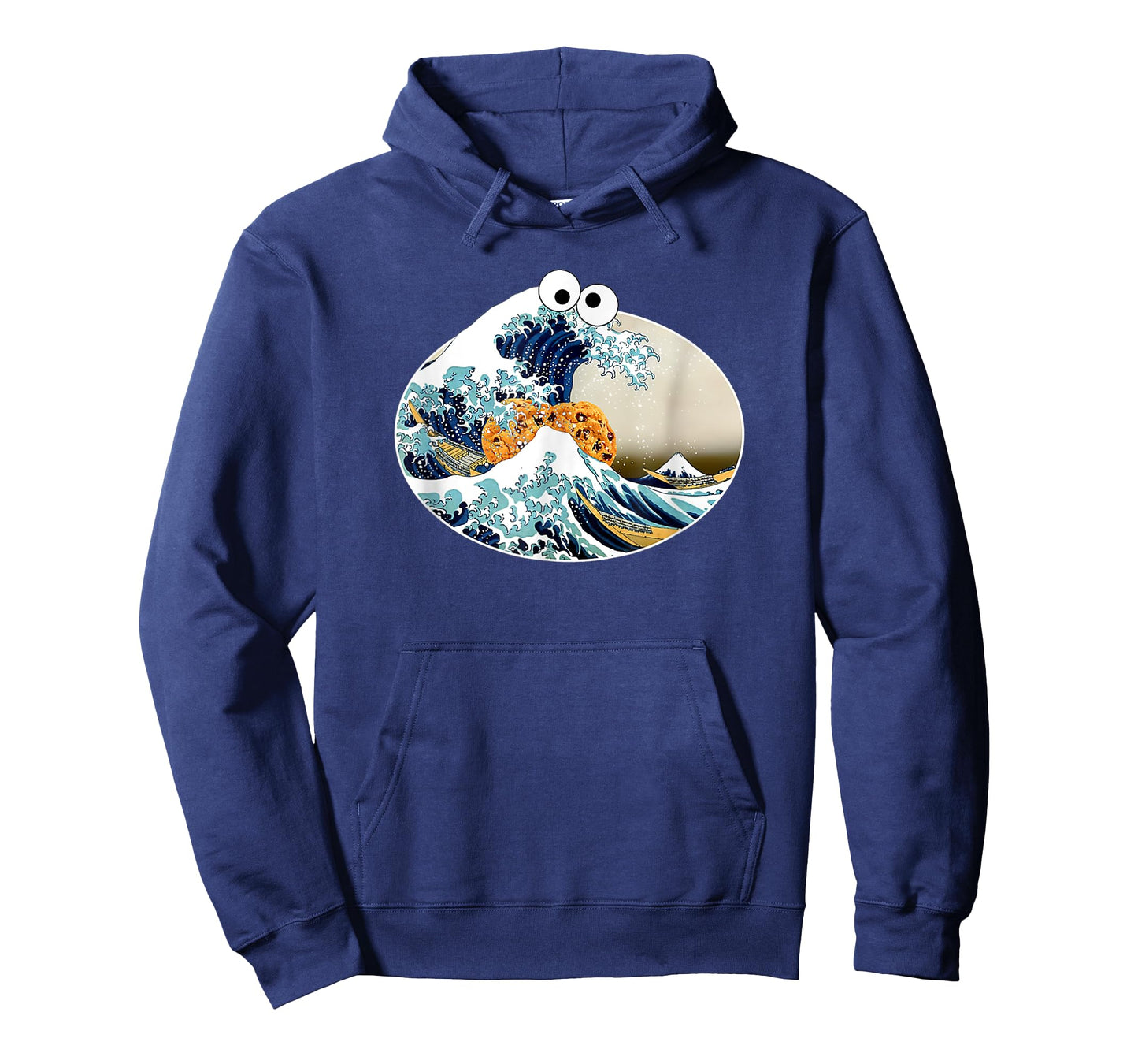 The Great Cookie Eating Wave Off Kanagawa - Googly Eyes Art T-Shirt