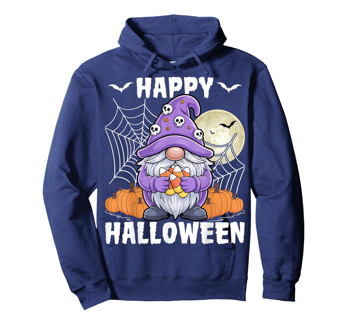 Happy Halloween Spooky Ghost Witches Candy Corn Gnomes T-Shirt