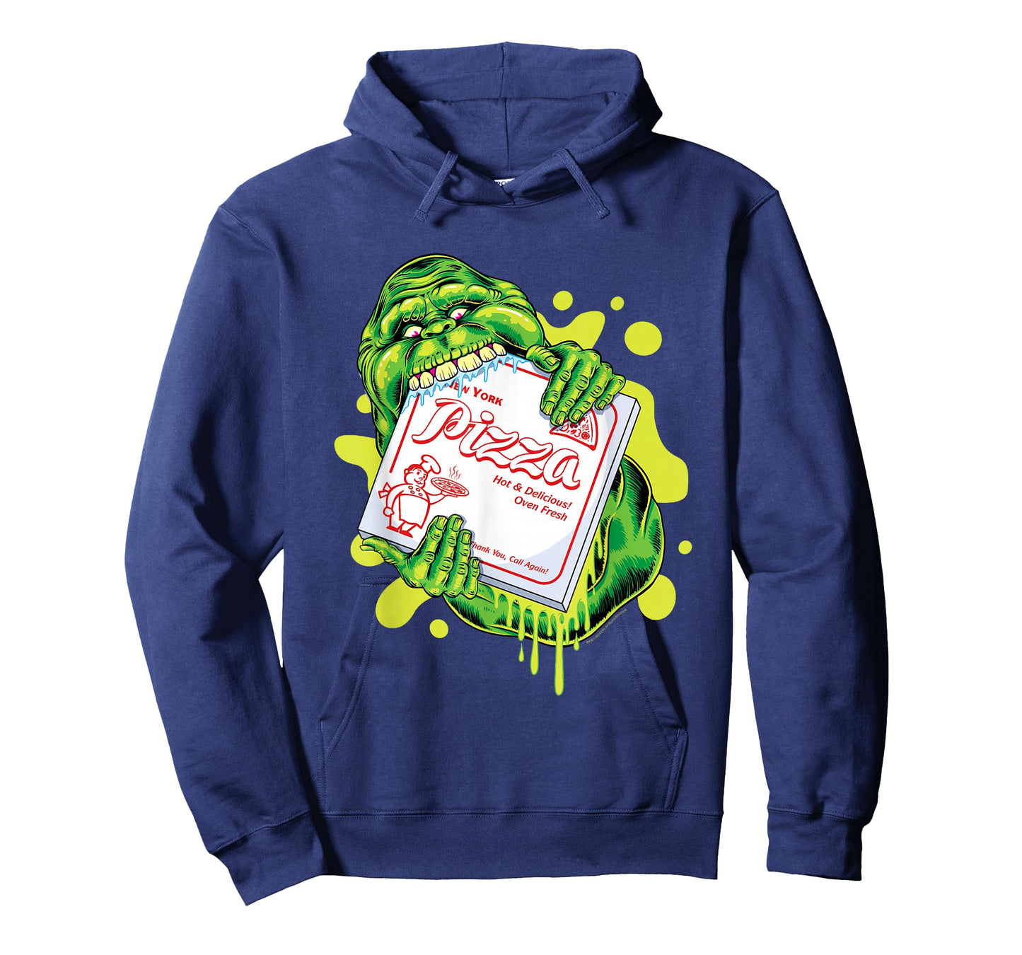 Ghostbusters: Frozen Empire Slimer Eating Pizza Box T-Shirt