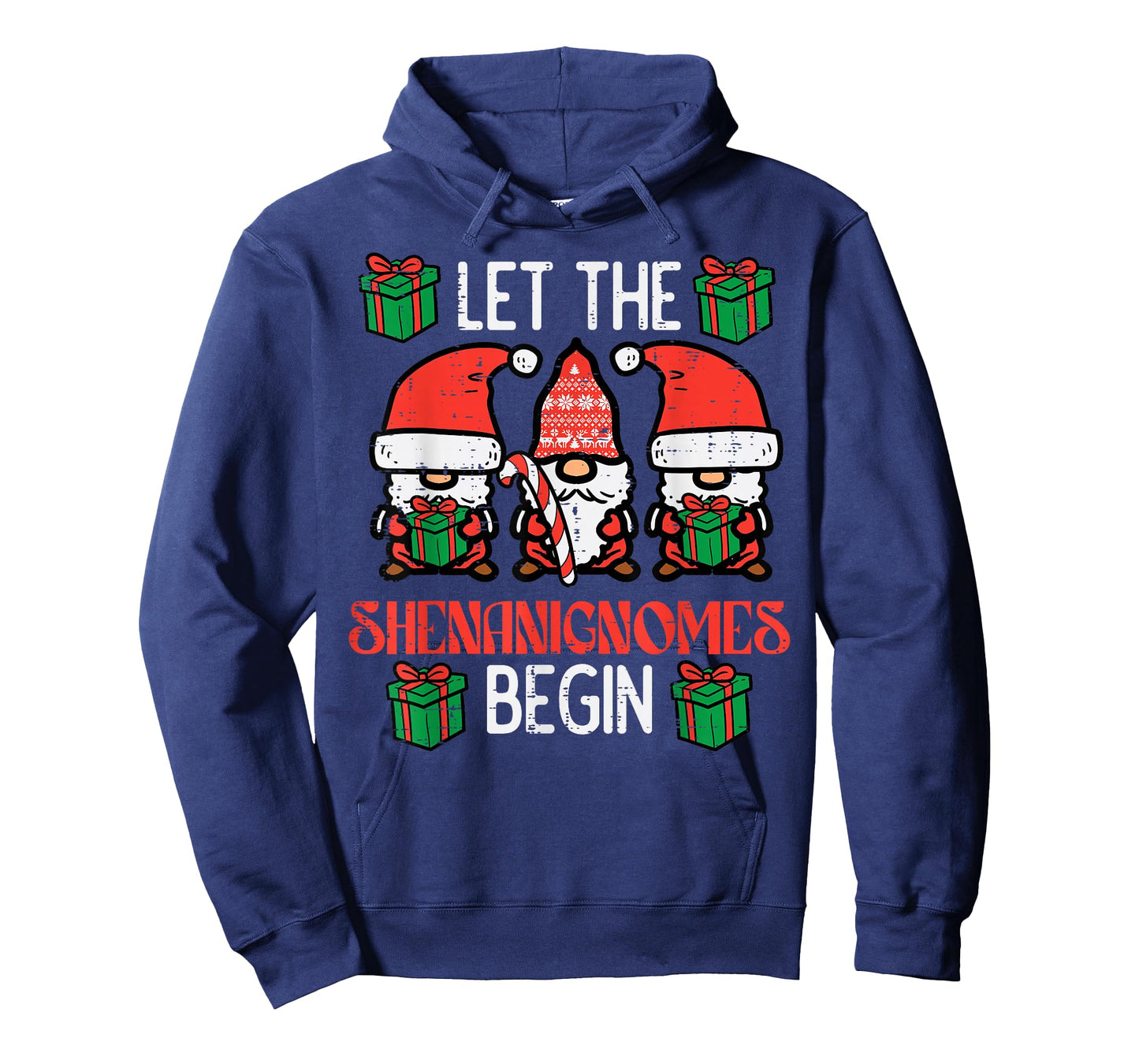 Christmas Let Shenanignomes Begin Xmas Gnomes Men Women Kids T-Shirt