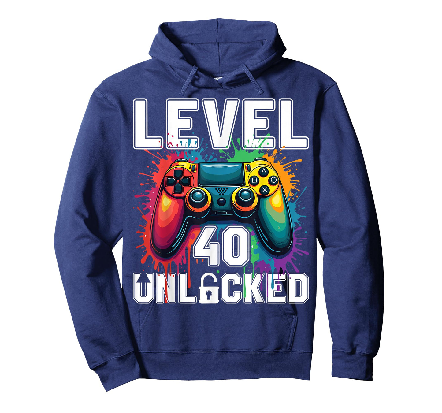 Level 40 Unlocked Funny Video Game Theme 40th Birthday T-Shirt