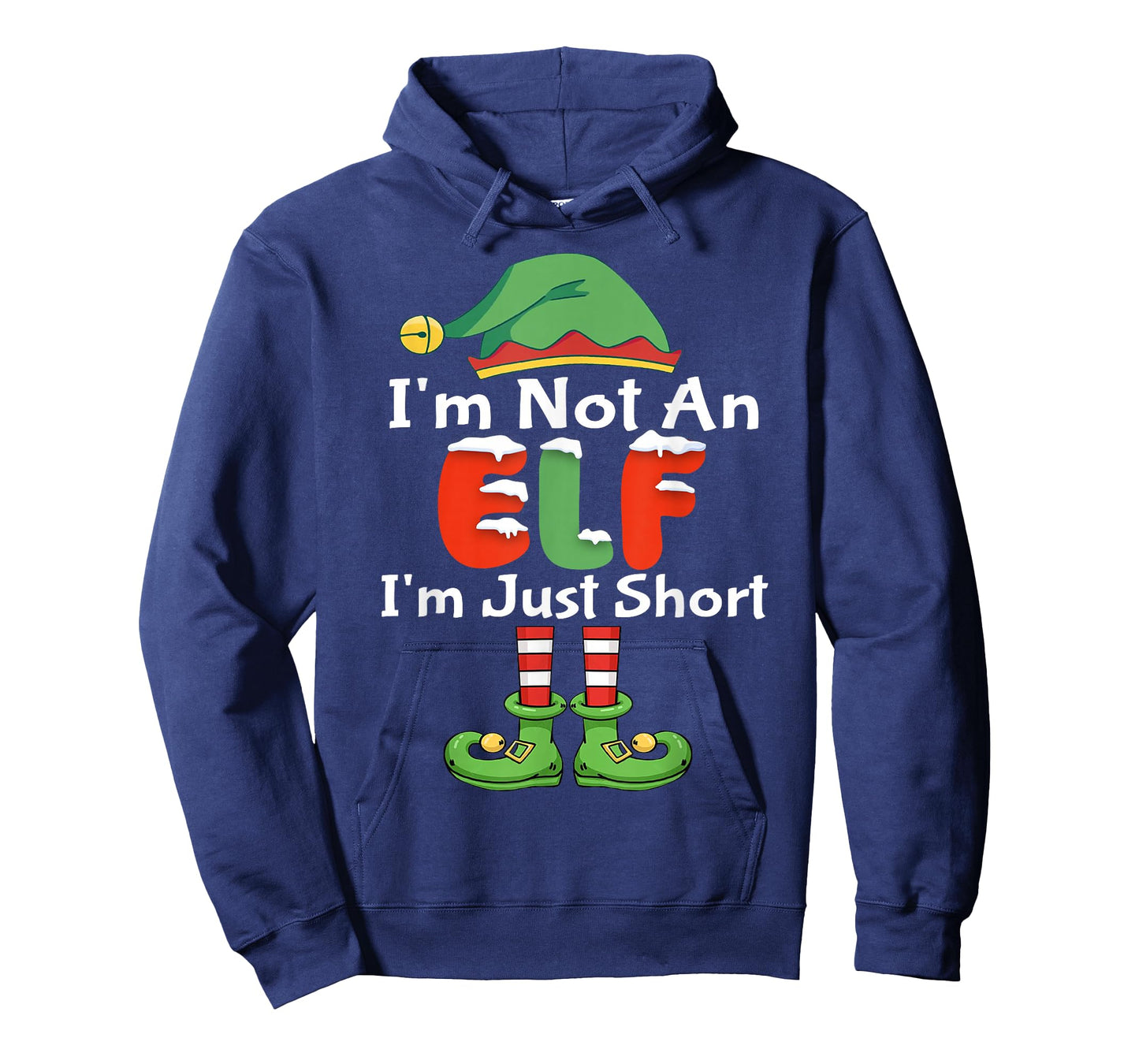 Im Not an Elf Just Short Funny Christmas Xmas Men Women Kids T-Shirt