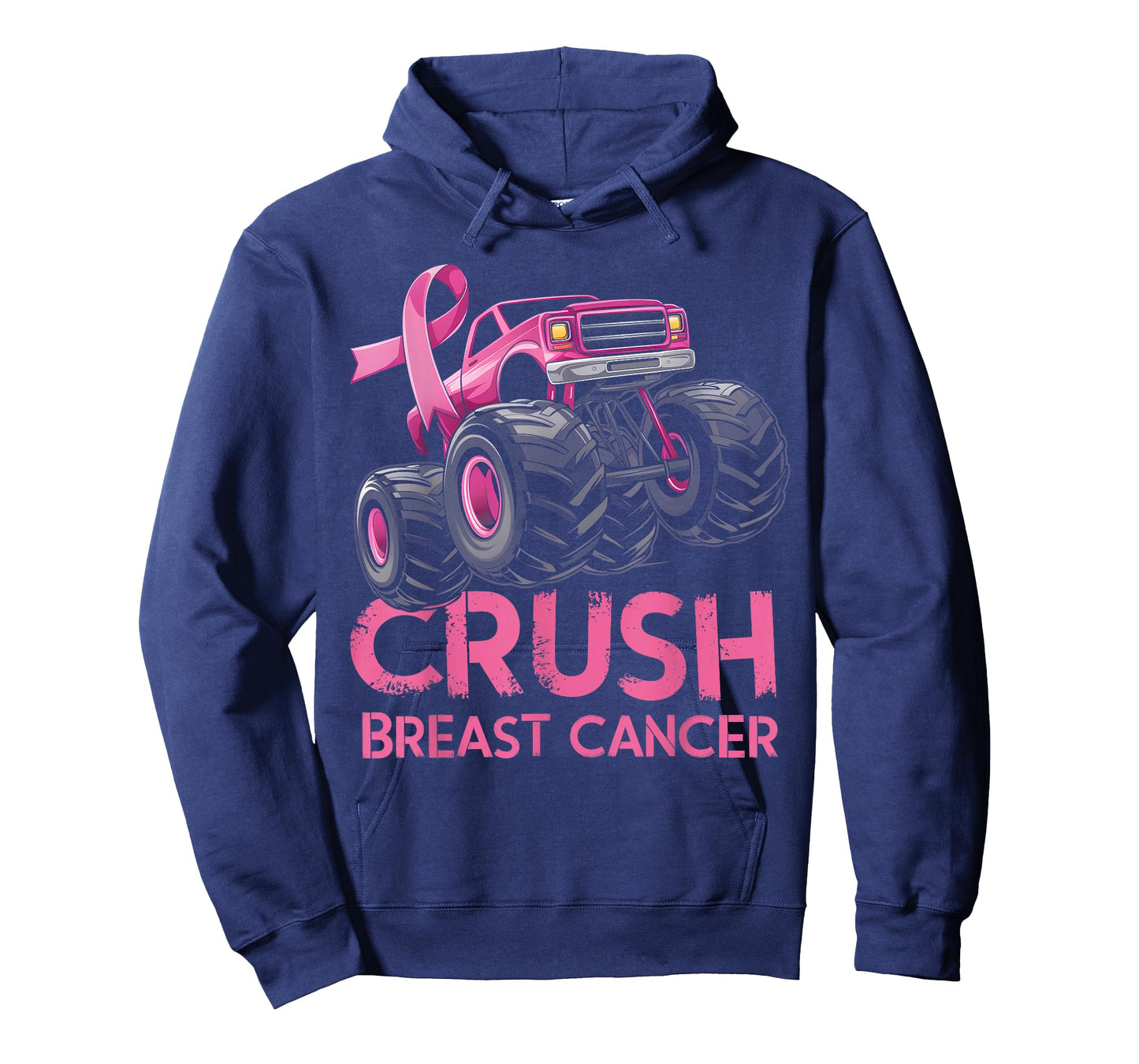 Crush Breast Cancer Awareness Truck pink for kids T-Shirt