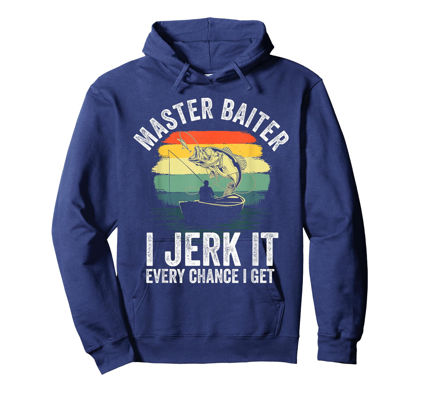 Master Baiter I Jerk It Every Chance IGet Funny Fishing T-Shirt