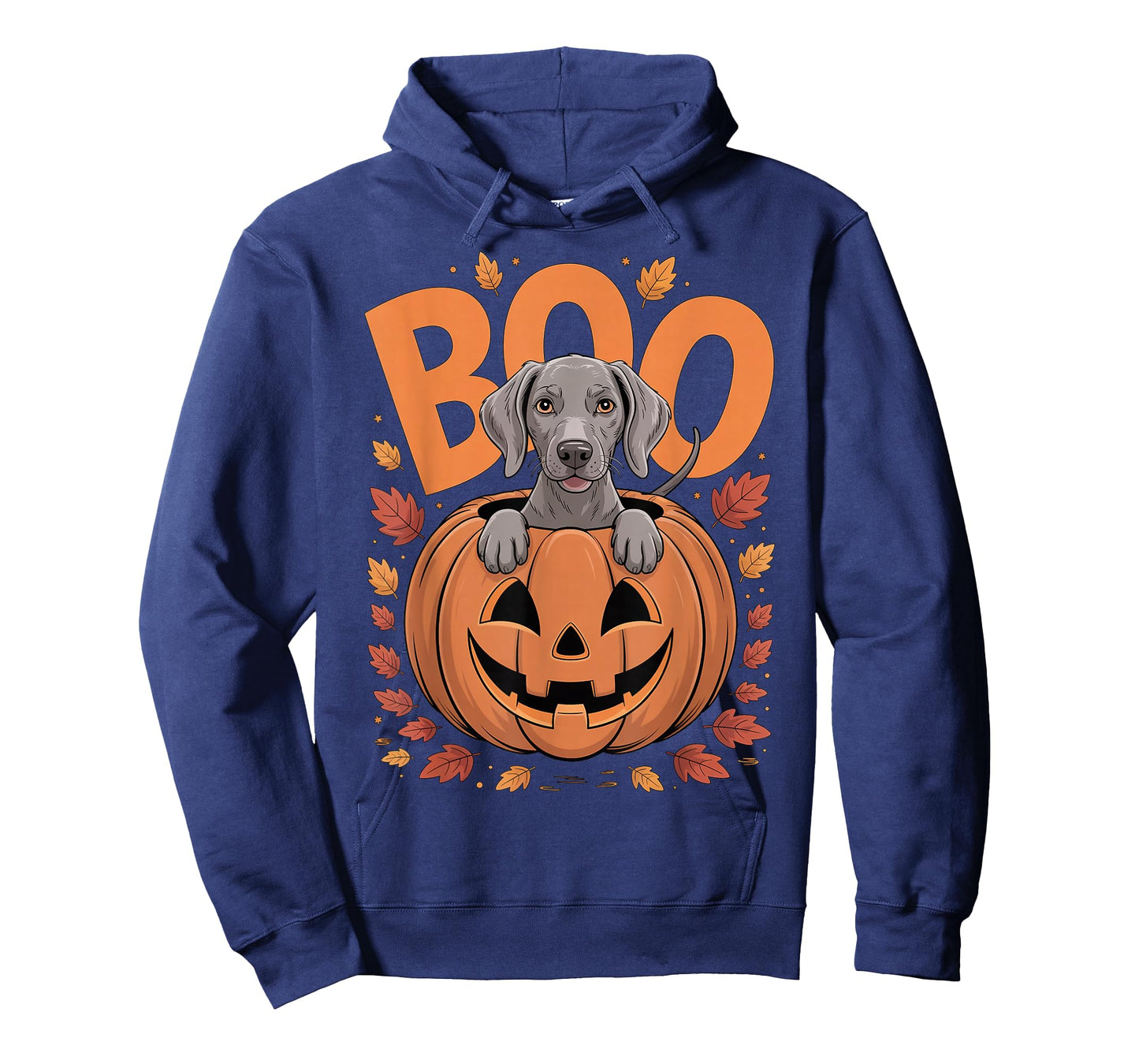 Weim Costume on Pumpkin Halloween Weimaraner T-Shirt