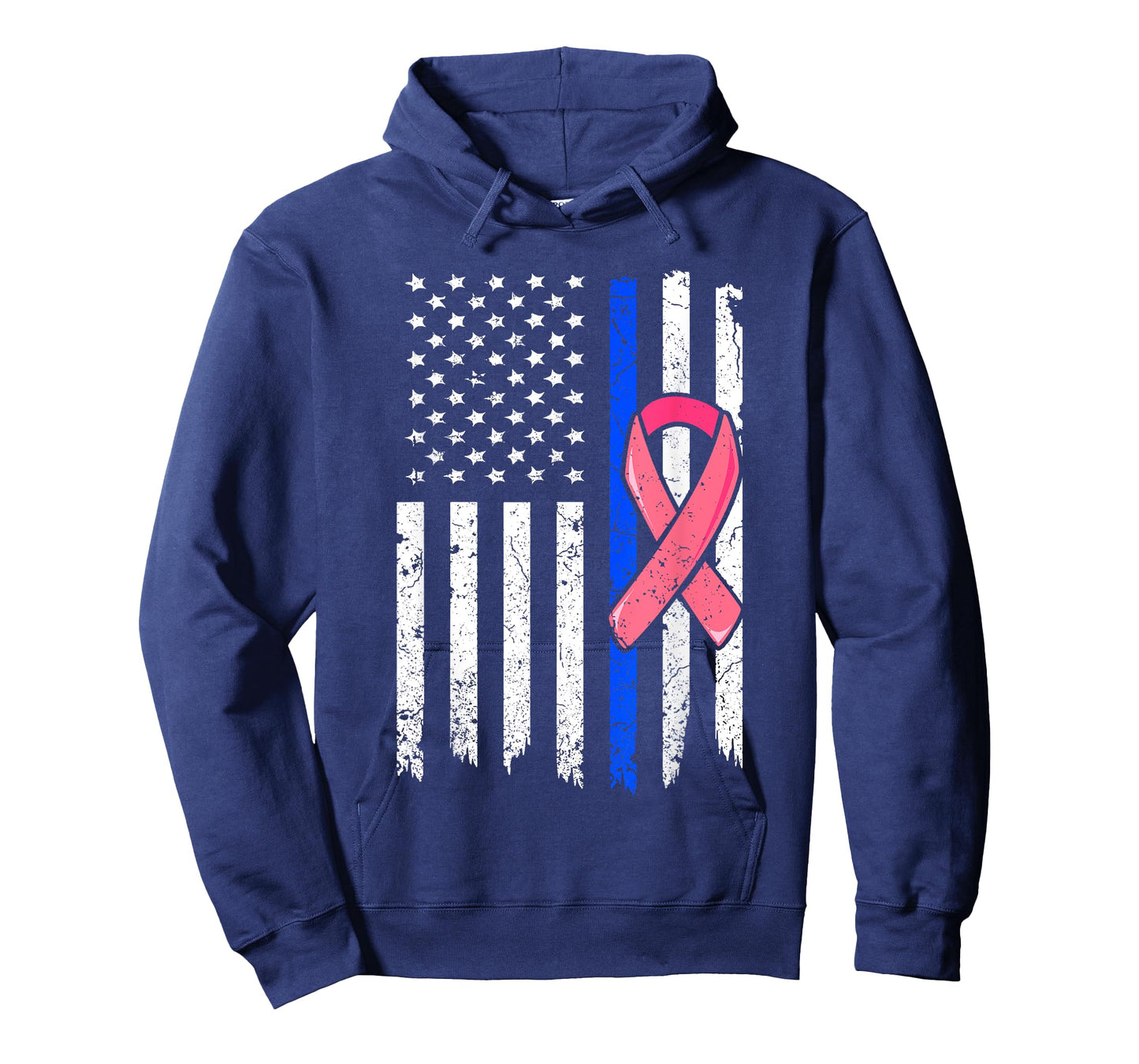 Breast Cancer Police Officer Pink Ribbon Policeman Women T-Shirt
