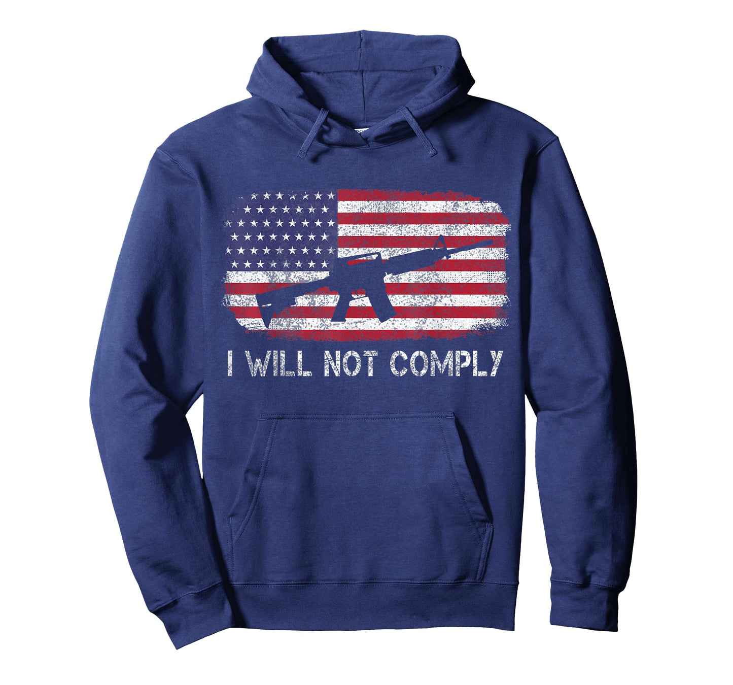 I Will Not Comply Shirt Fun American flag T-Shirt