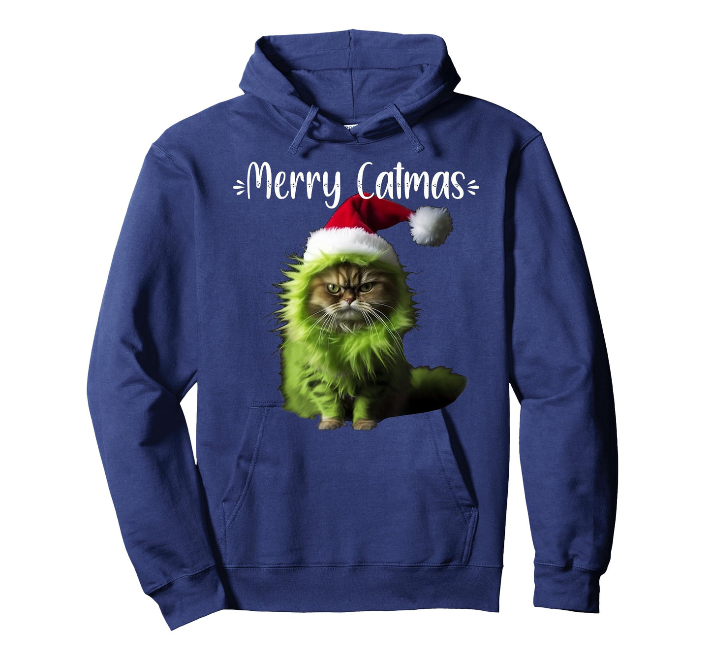 Merry Catmas - Funny Cat Christmas T-Shirt for Men Women Kids