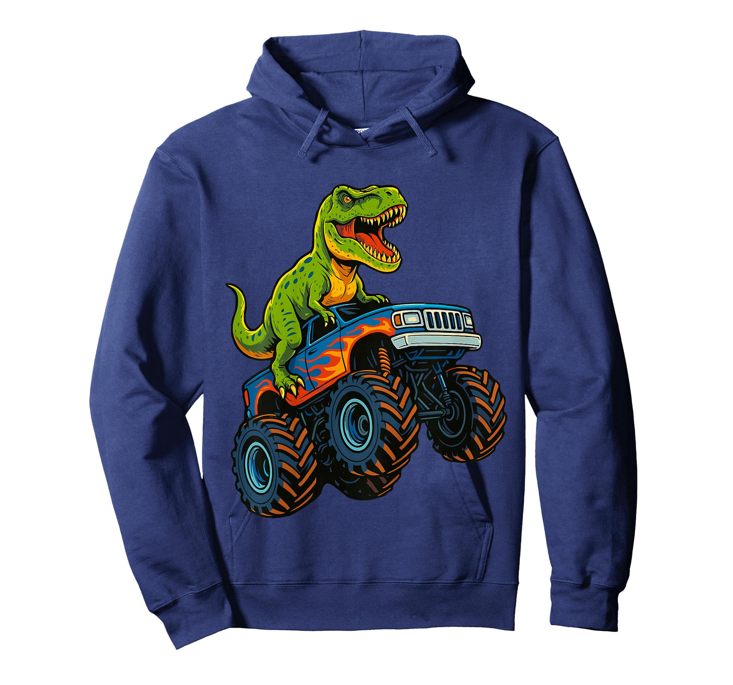 Kids Monster Truck Dinosaur T-Shirt