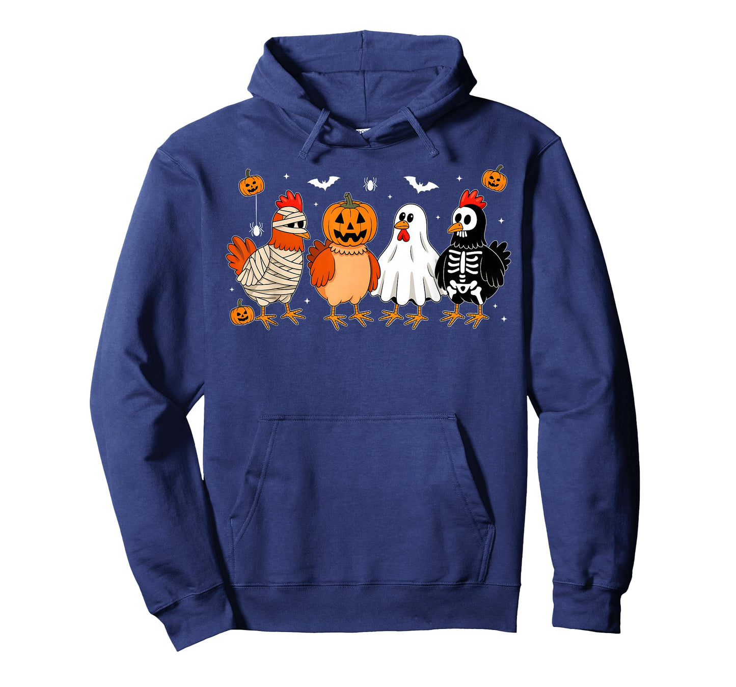 Mummy Chicken Skeleton Ghost Pumpkin Halloween Chicken Lover T-Shirt