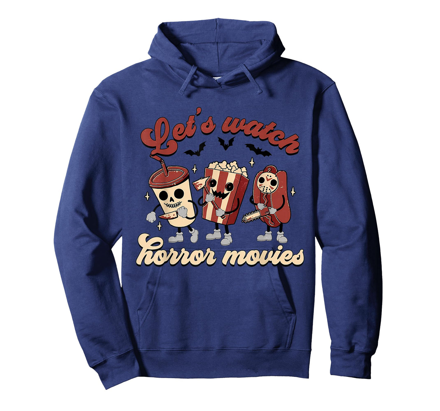 Funny Halloween Let's Watch Horror Movies and Chill Snack T-Shirt
