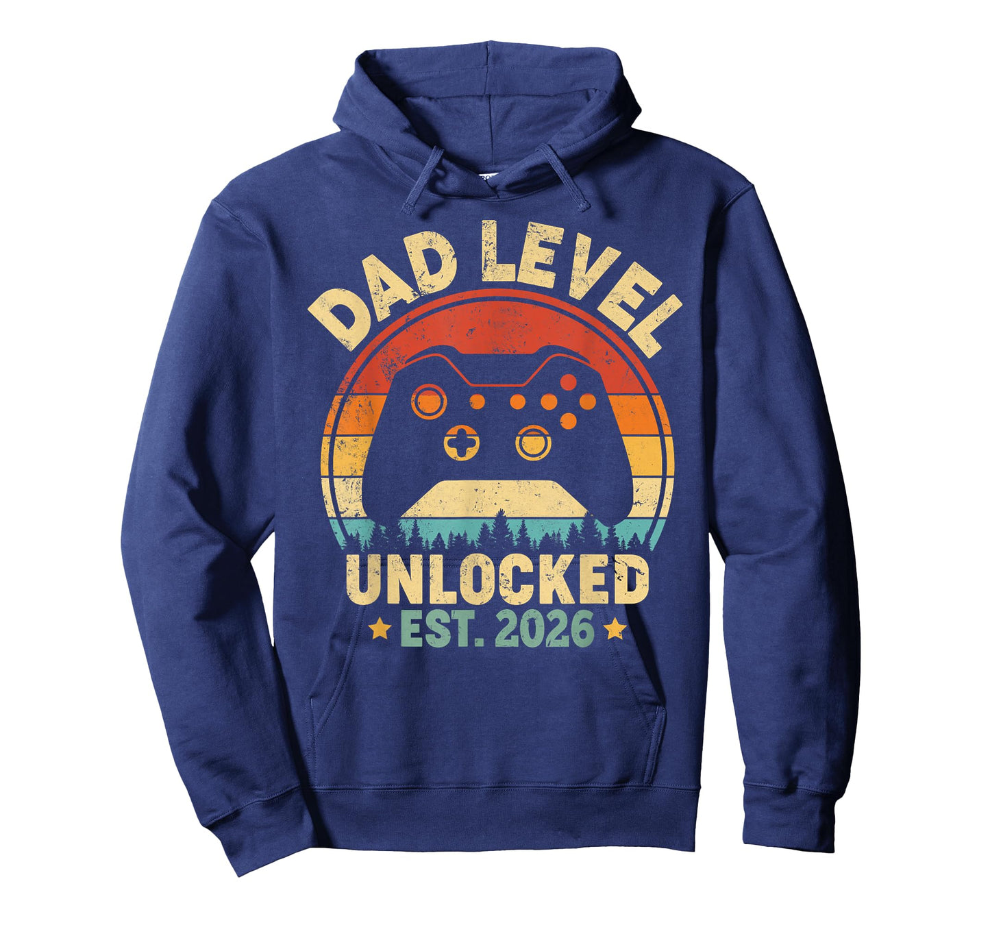Dad Level Unlocked 2026 Leveled Up To Daddy Video Gamer Dad T-Shirt