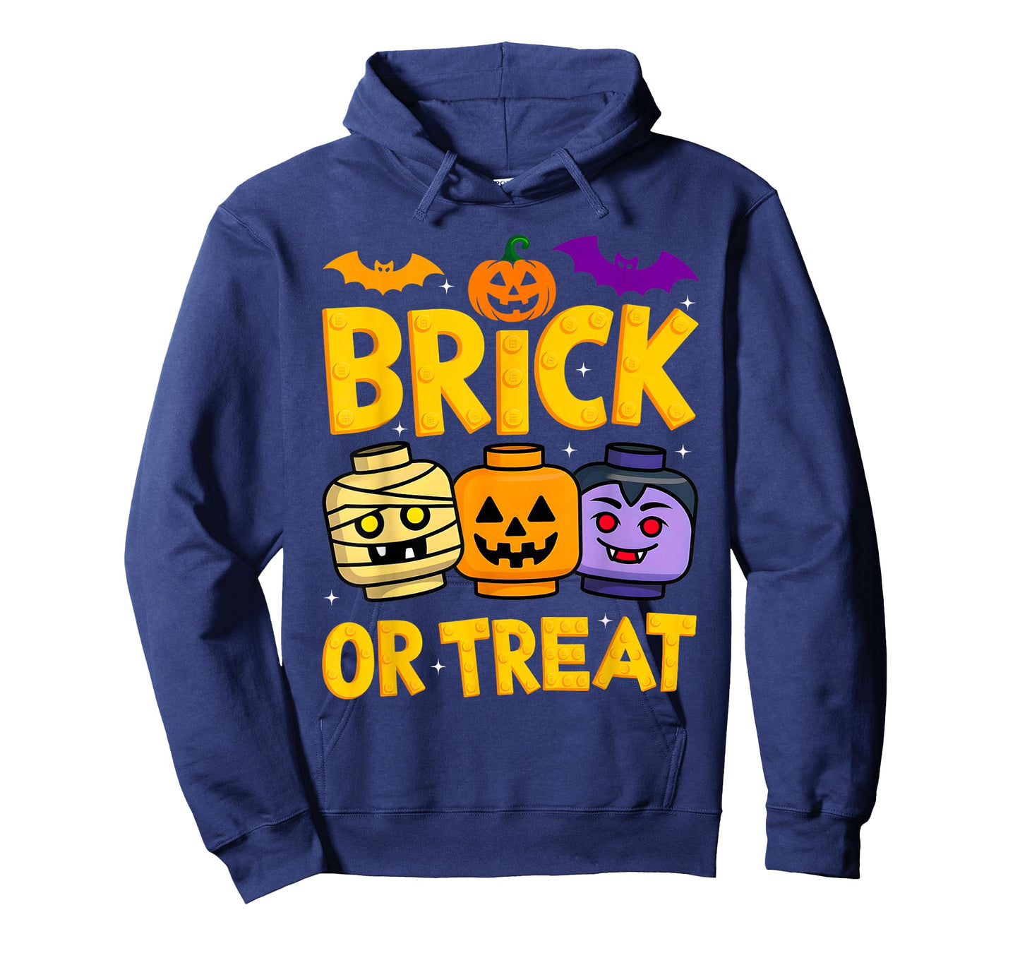 Brick or Treat Halloween Master Builder Blocks Building Kids T-Shirt