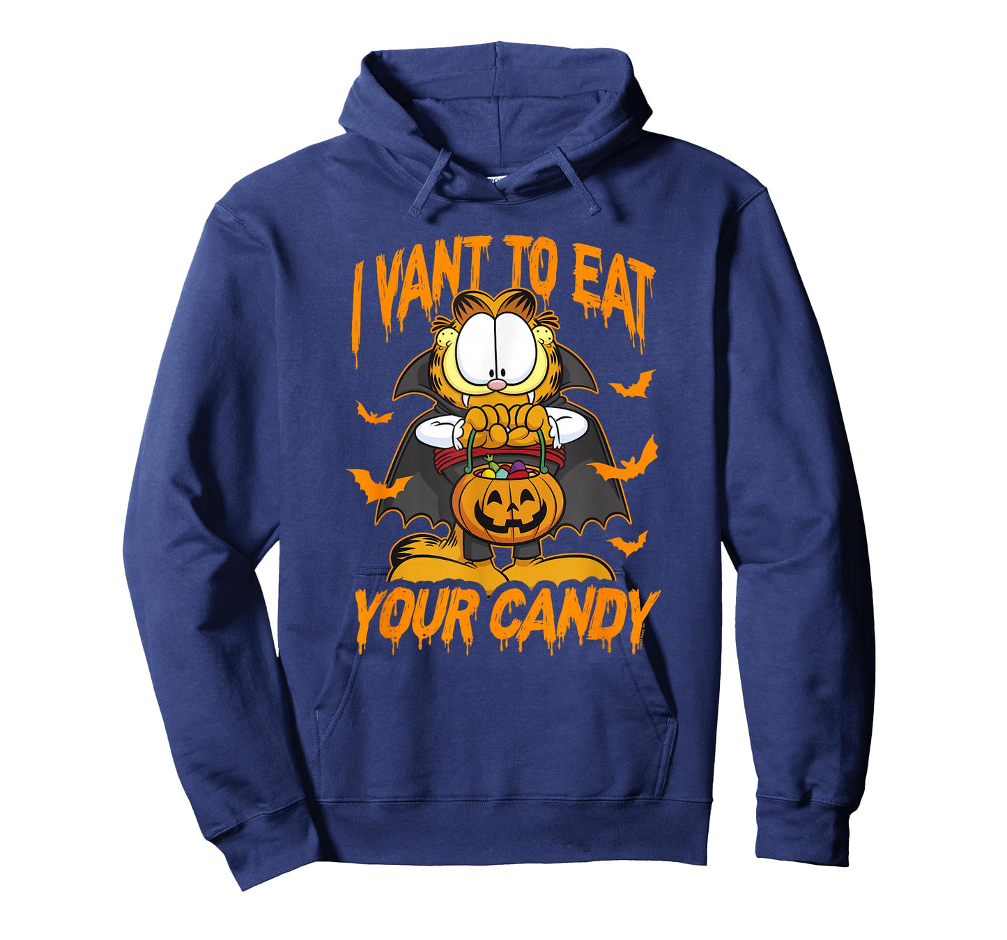 Garfield Halloween I Want To Eat Your Candy T-Shirt